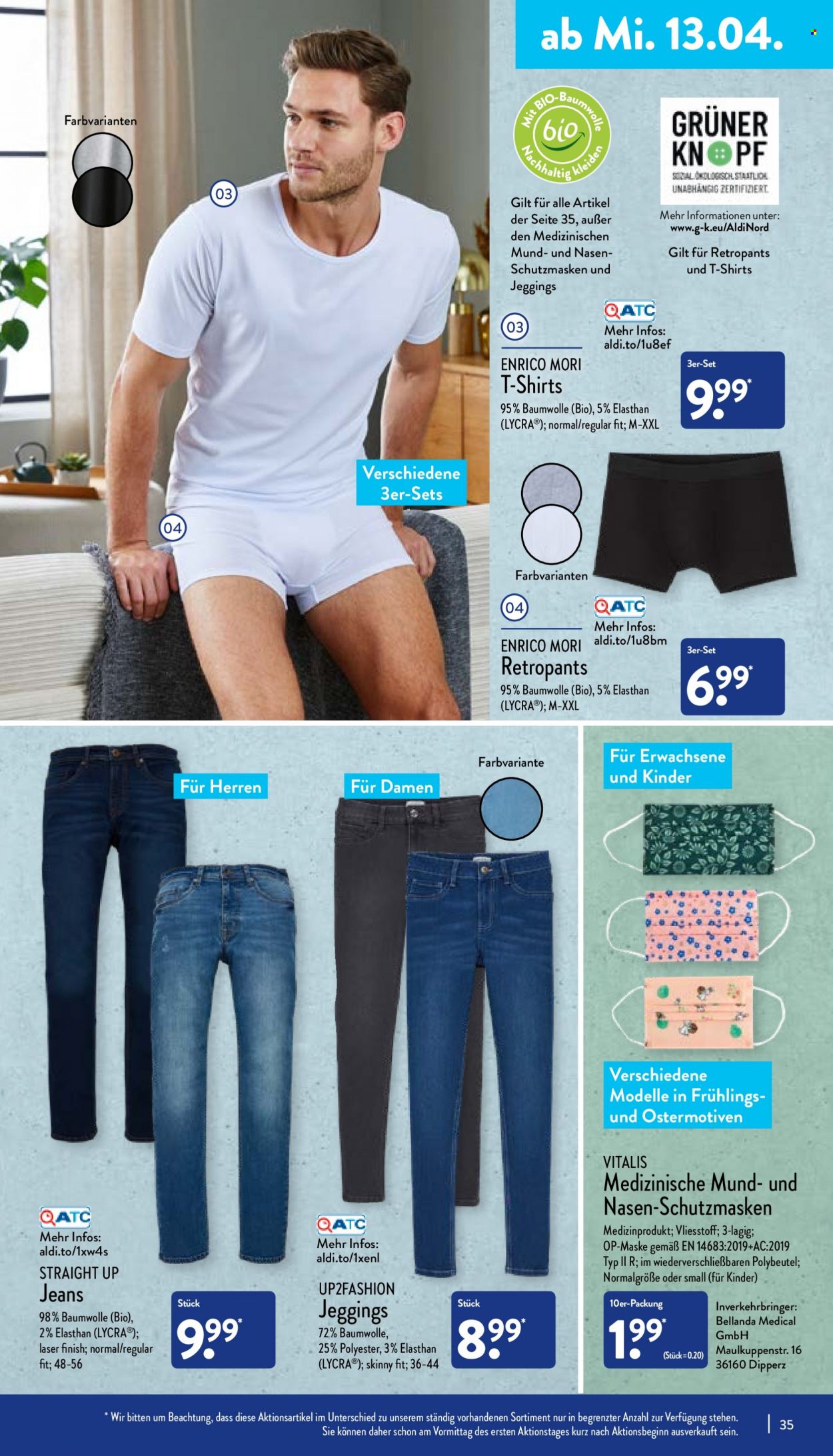 ALDI Nord Prospekte  - 11.04.2022 - 16.04.2022. Seite 35