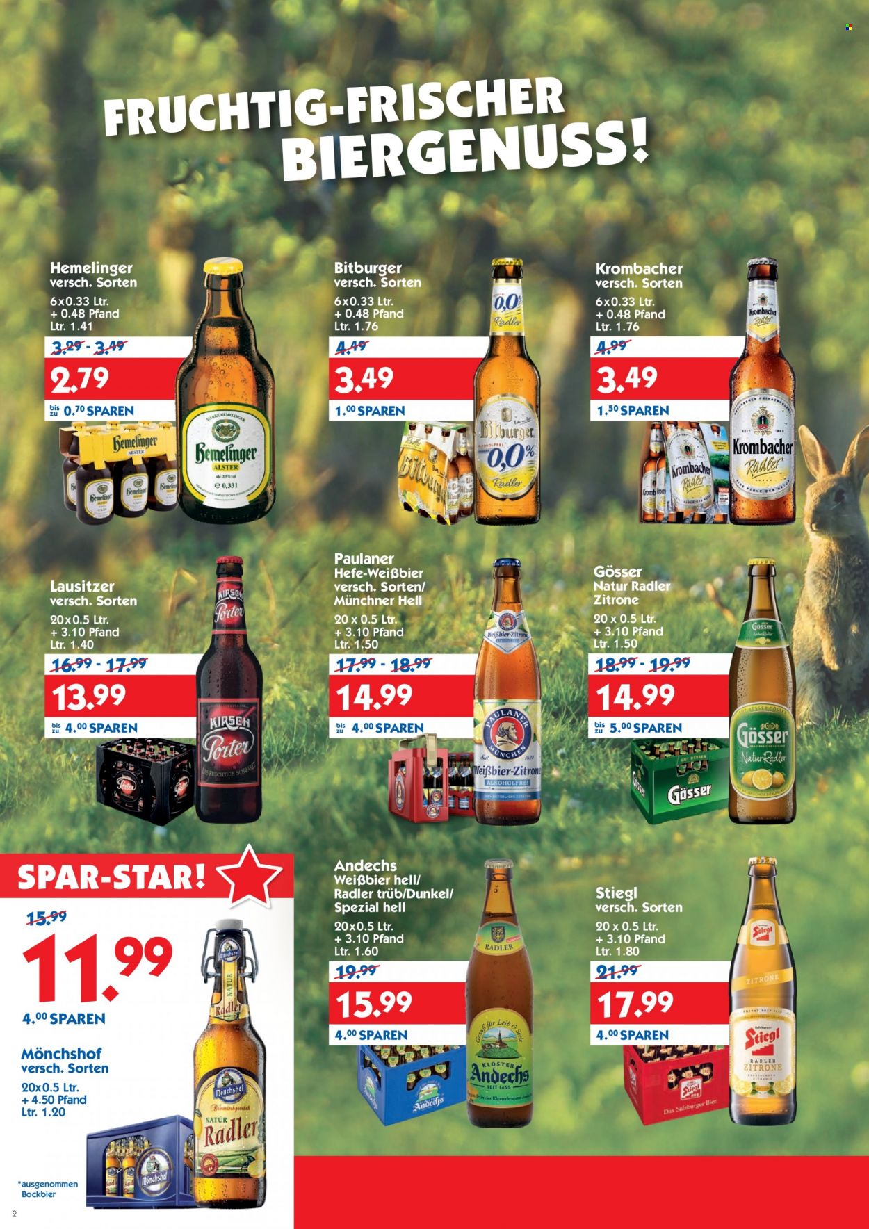 Hol'ab! Getränkemarkt Prospekte  - 4.04.2022 - 9.04.2022. Seite 2