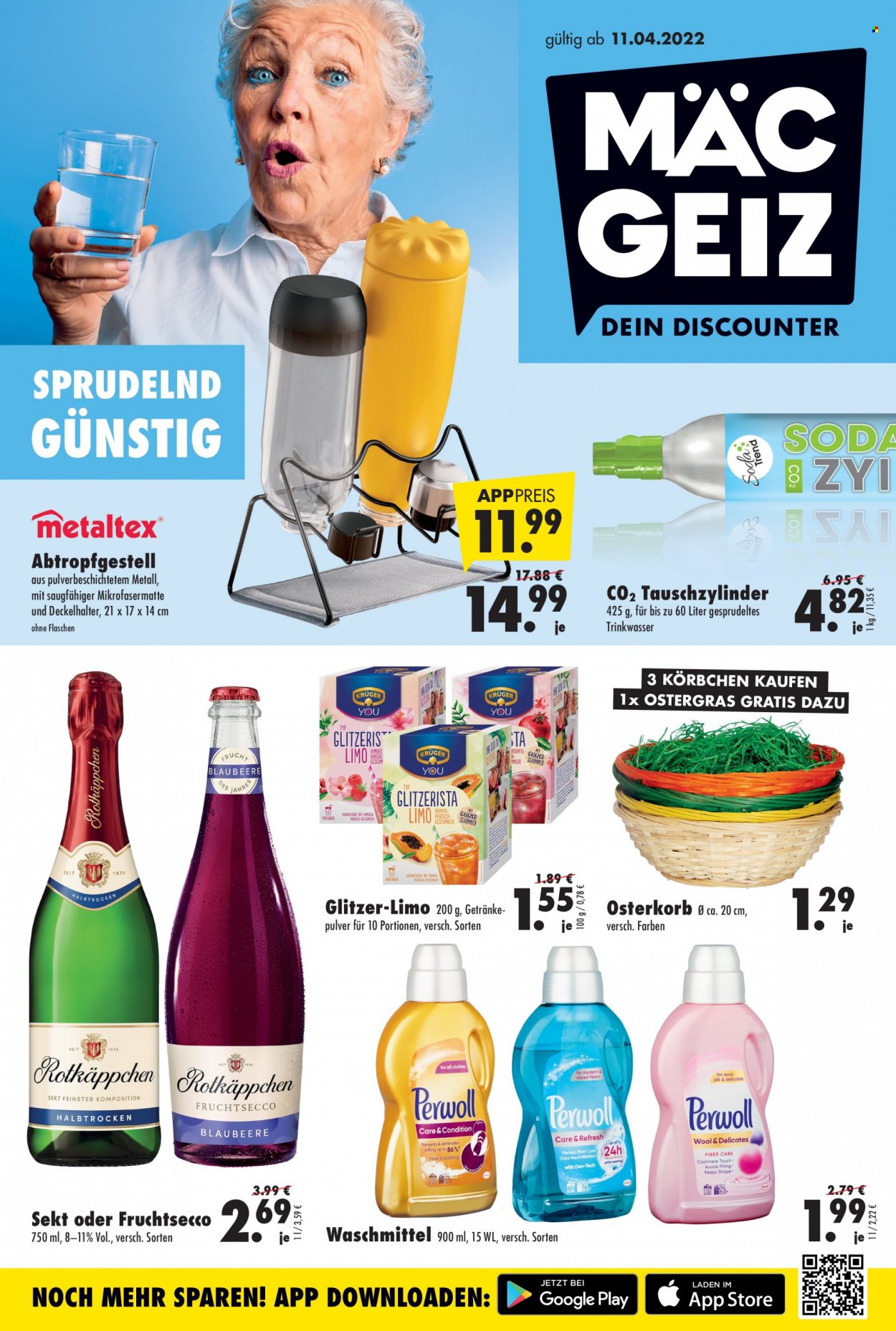 Mäc-Geiz Prospekte  - 11.04.2022 - 16.04.2022. Seite 1