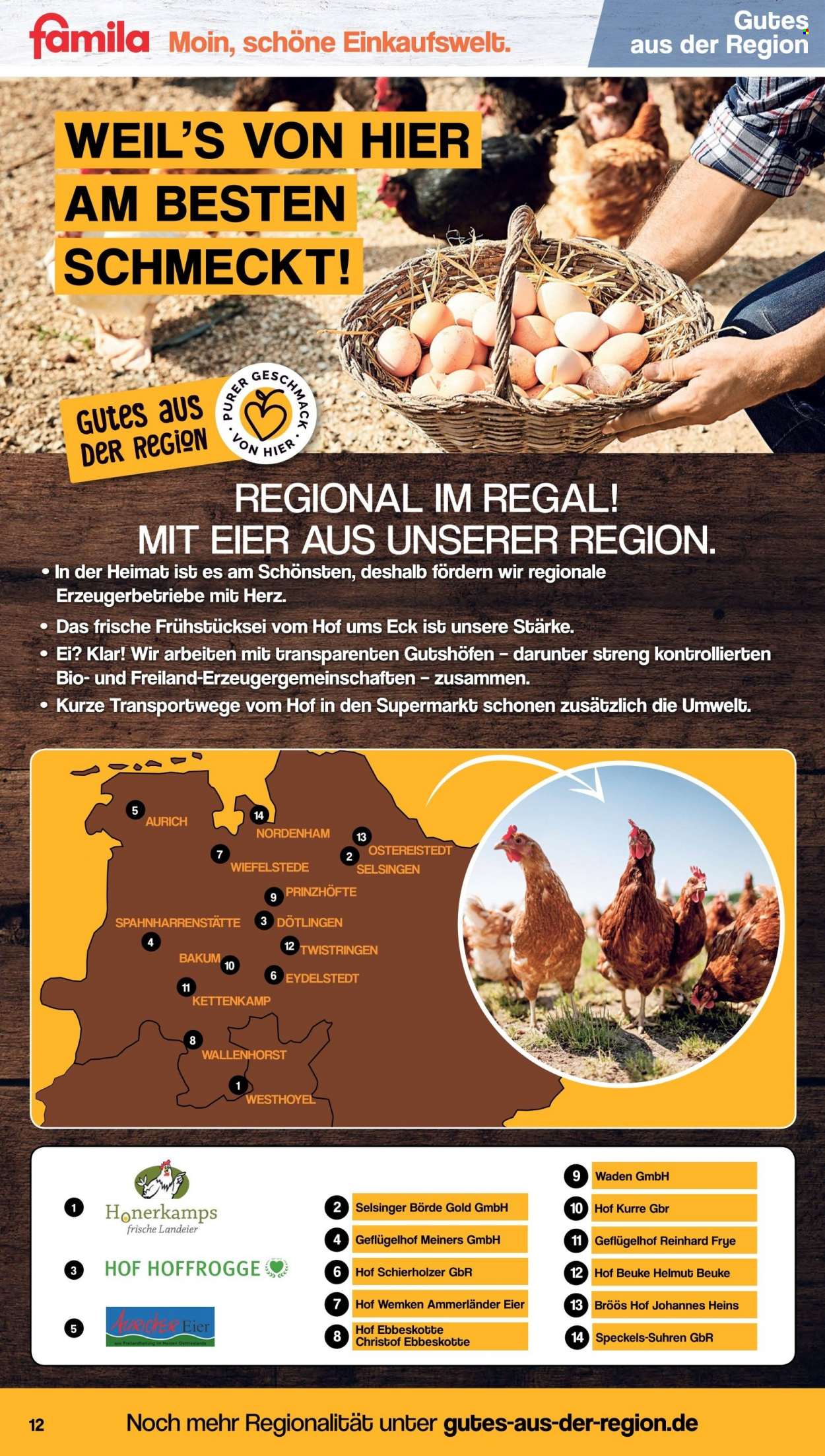 famila Prospekte  - 4.04.2022 - 9.04.2022. Seite 12