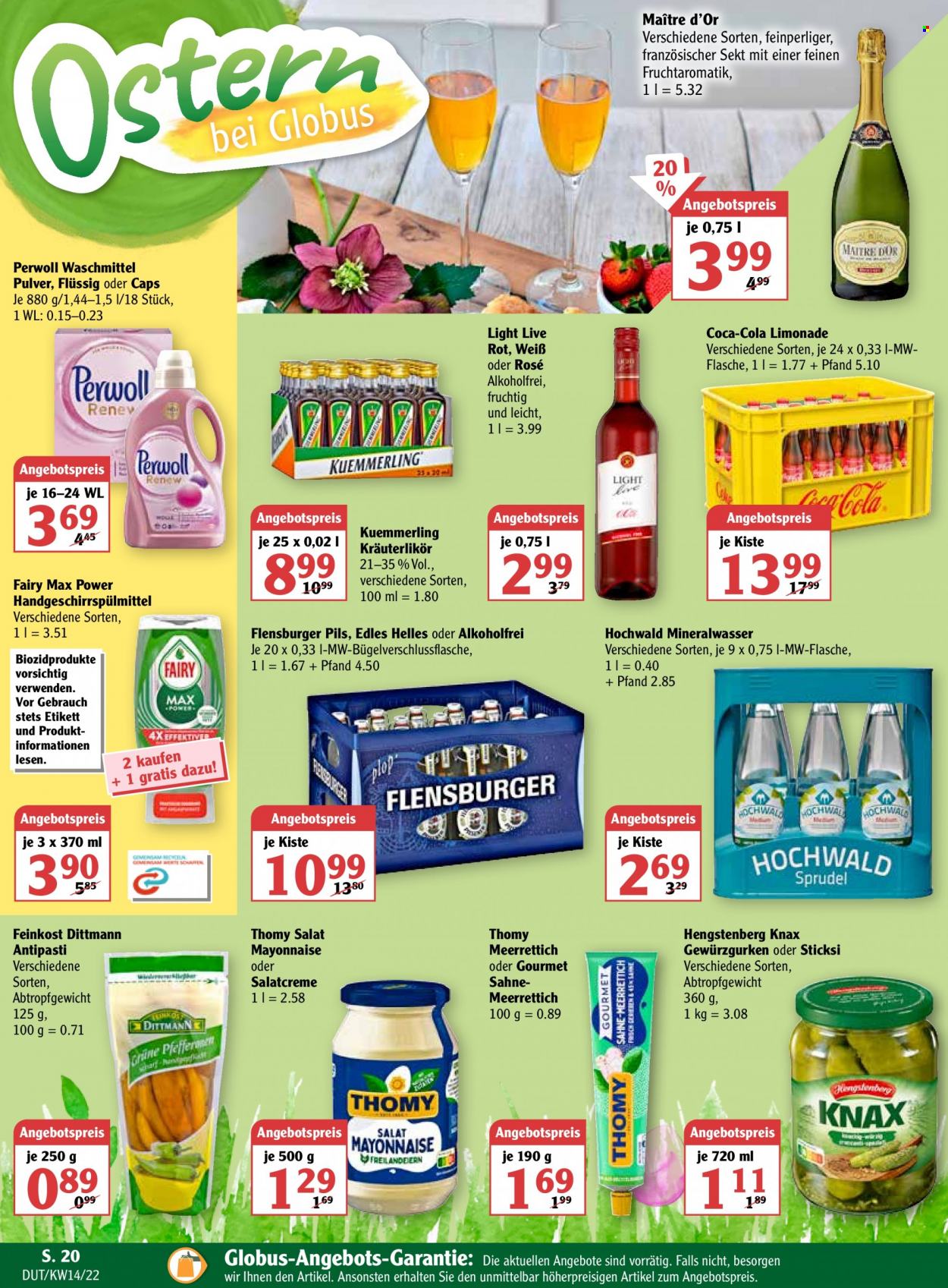 Globus Prospekte  - 4.04.2022 - 9.04.2022. Seite 22
