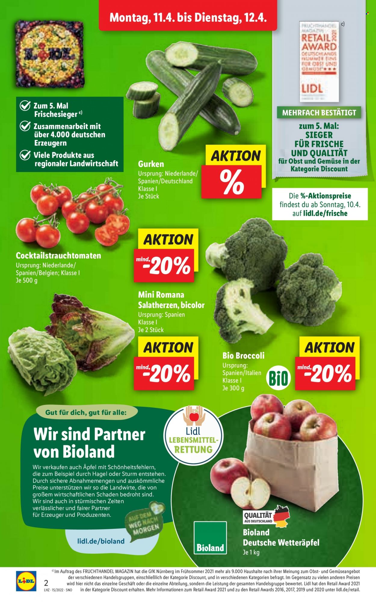 Lidl Prospekte  - 11.04.2022 - 16.04.2022. Seite 2