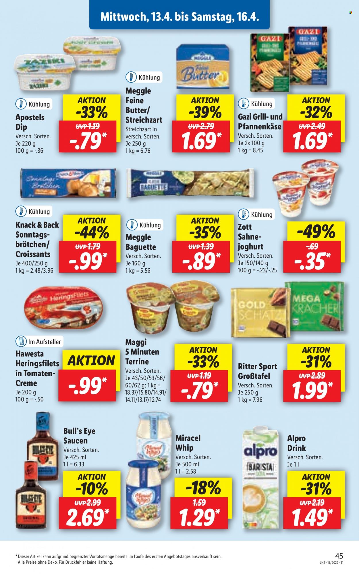 Lidl Prospekte  - 11.04.2022 - 16.04.2022. Seite 45