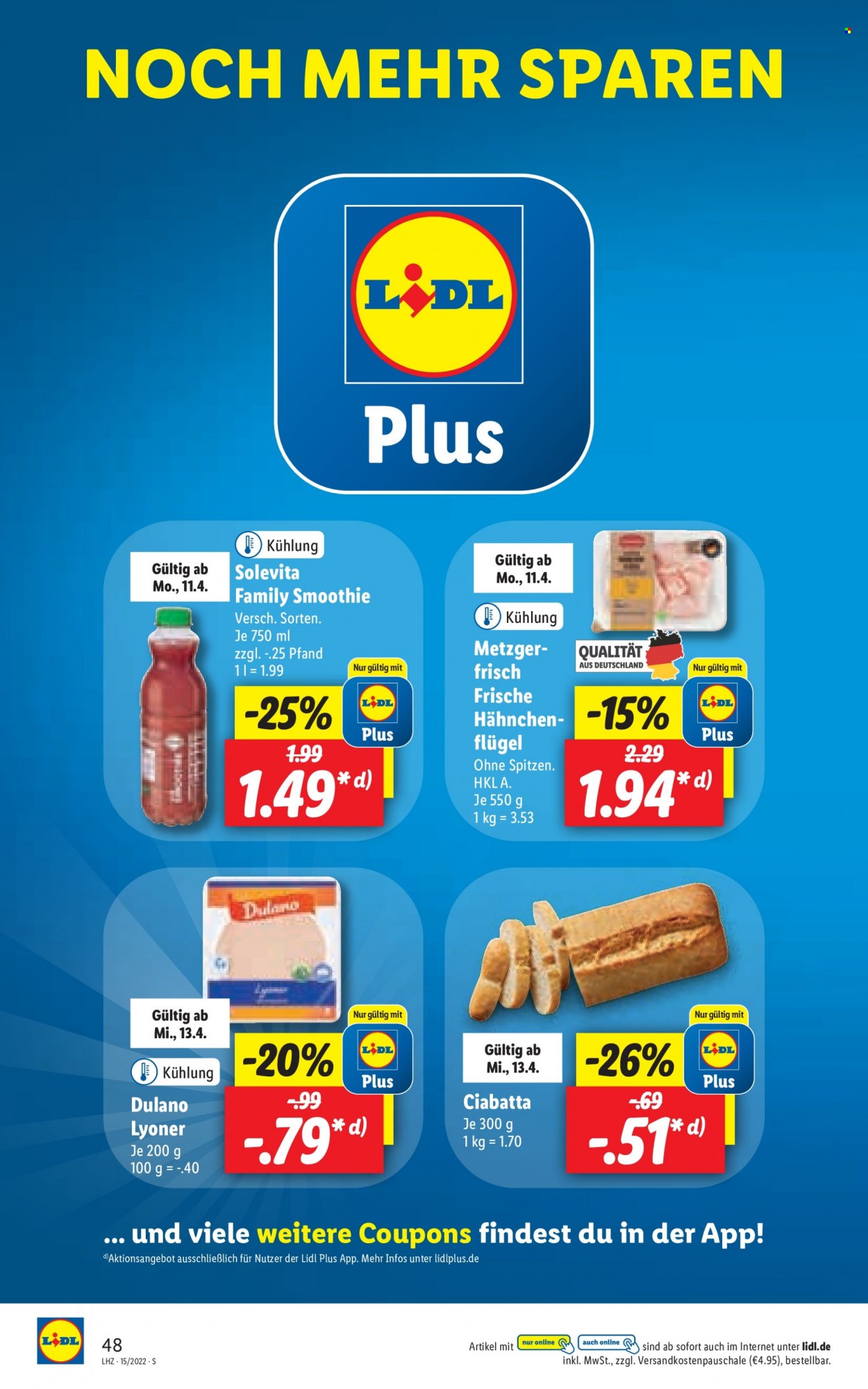 Lidl Prospekte  - 11.04.2022 - 16.04.2022. Seite 48