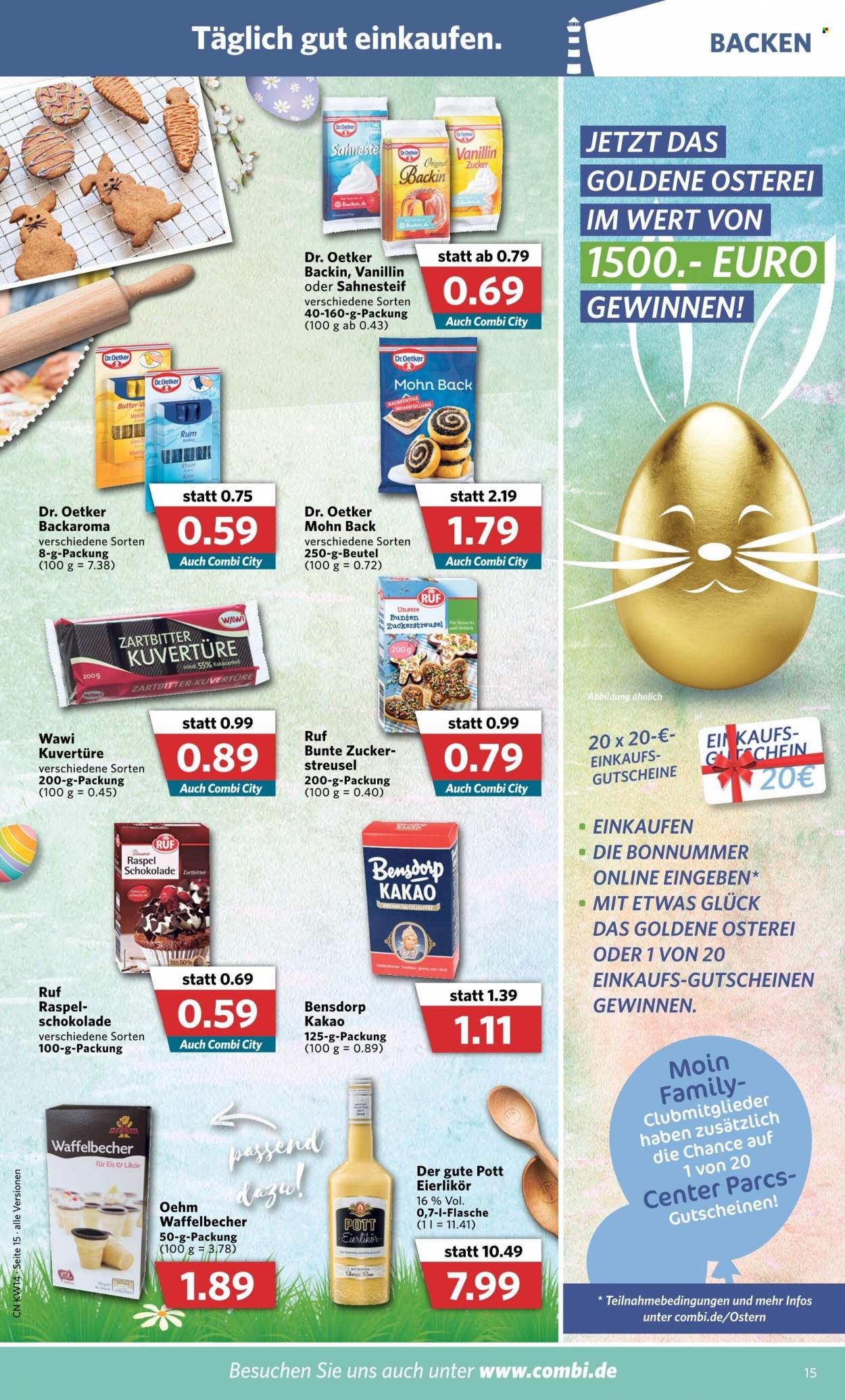 Combi Prospekte  - 4.04.2022 - 9.04.2022. Seite 15