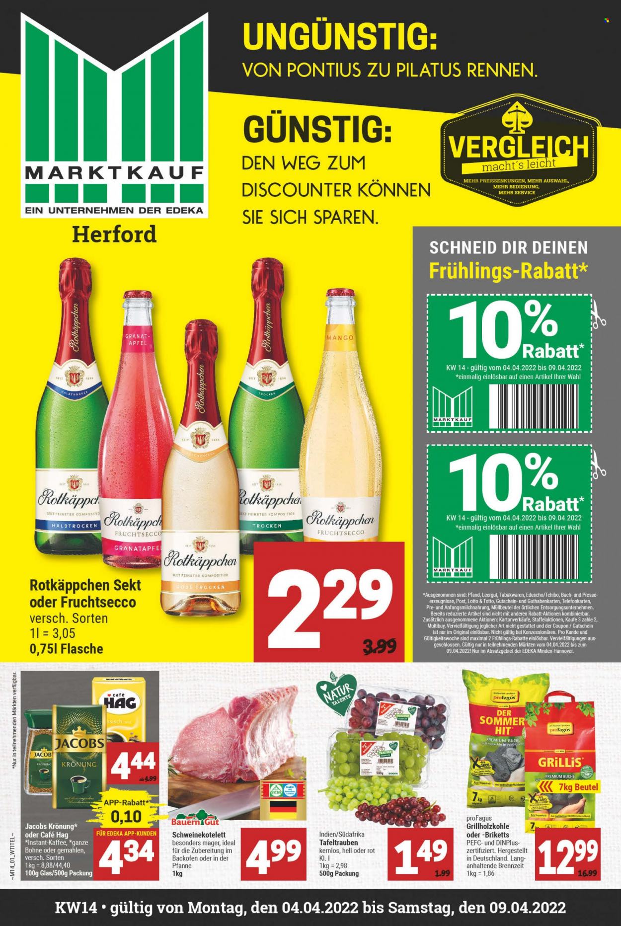 Marktkauf Prospekte  - 4.04.2022 - 9.04.2022. Seite 1
