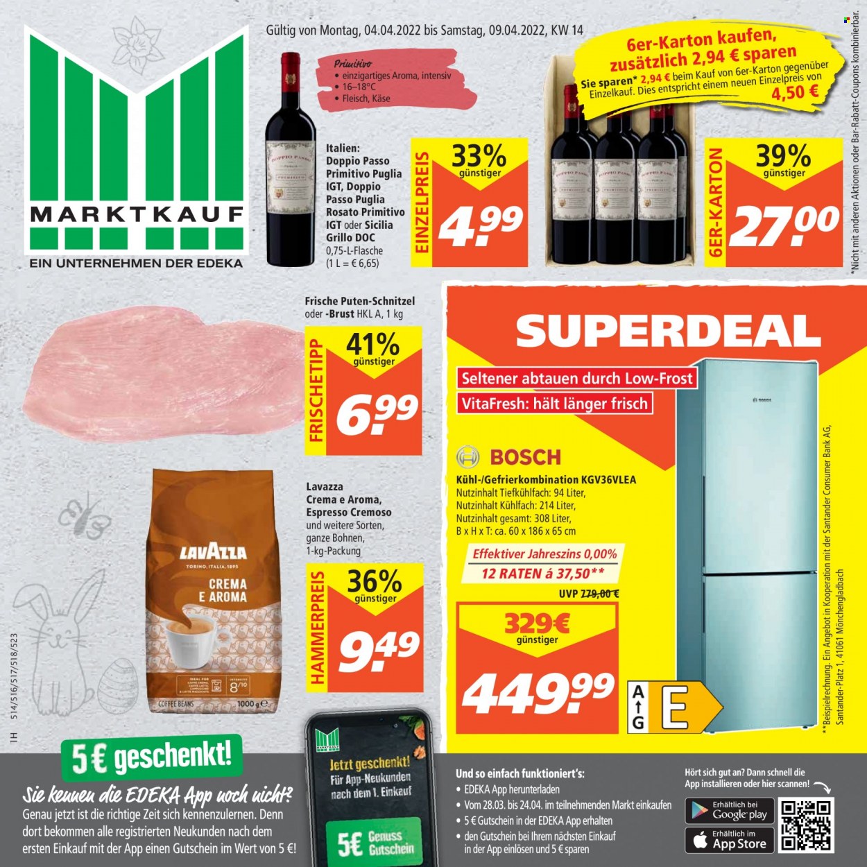 Marktkauf Prospekte  - 4.04.2022 - 9.04.2022. Seite 1