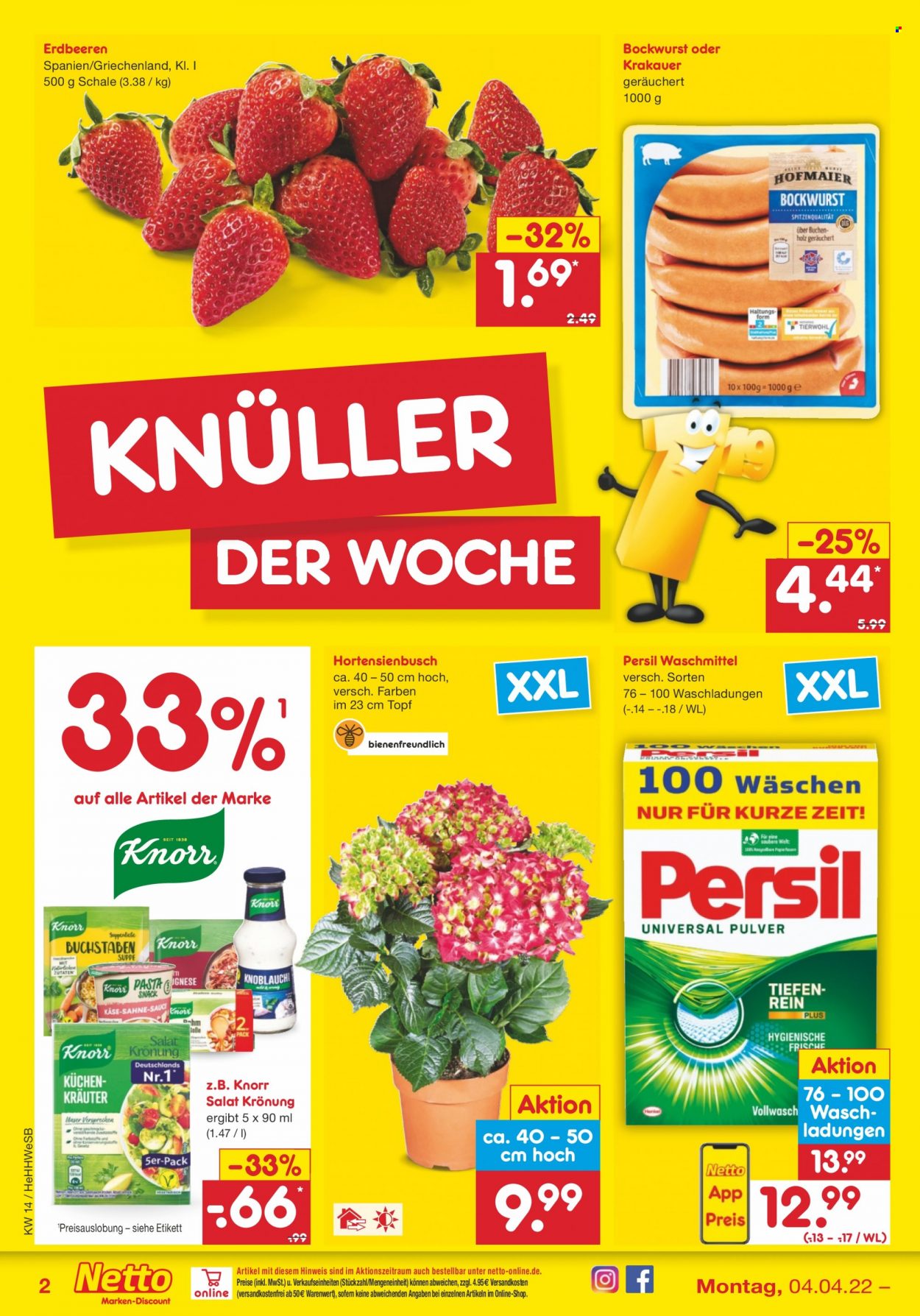 Netto Marken-Discount Prospekte  - 4.04.2022 - 9.04.2022. Seite 2