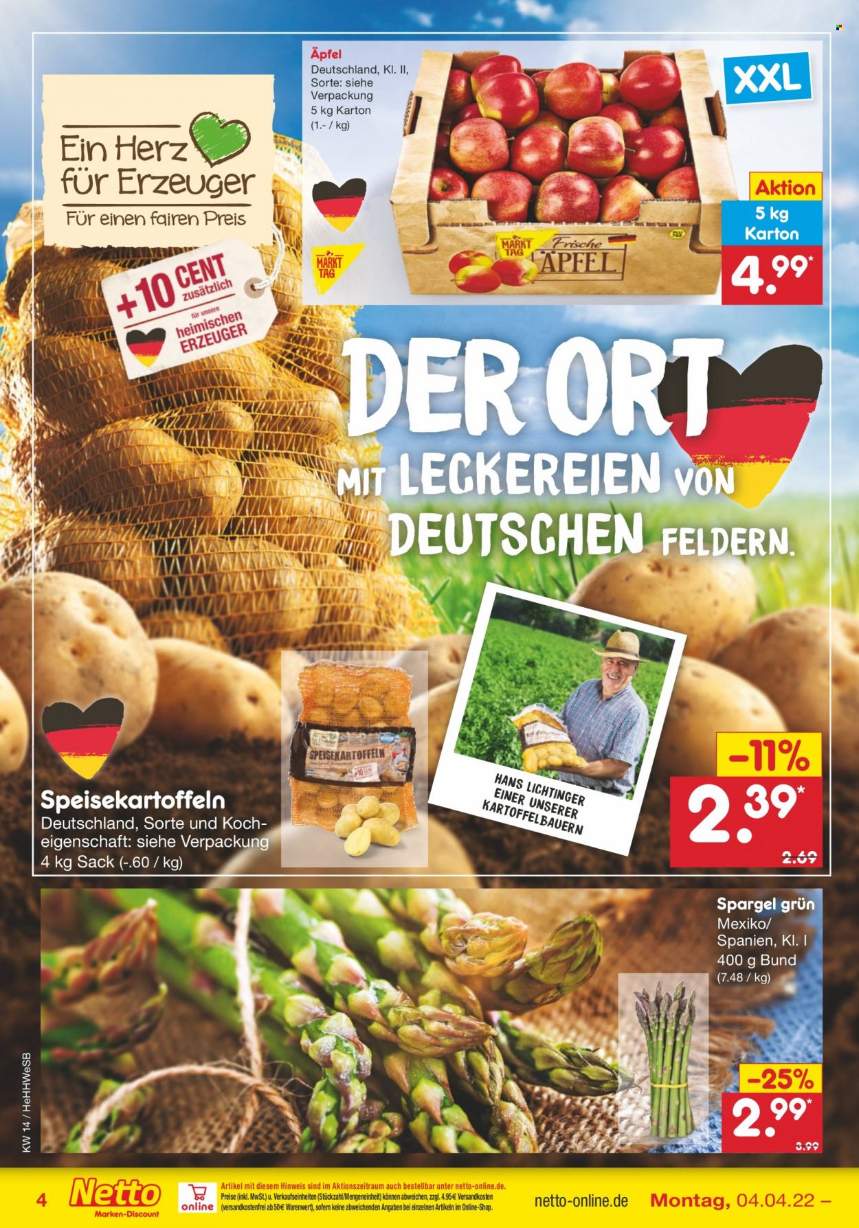 Netto Marken-Discount Prospekte  - 4.04.2022 - 9.04.2022. Seite 4