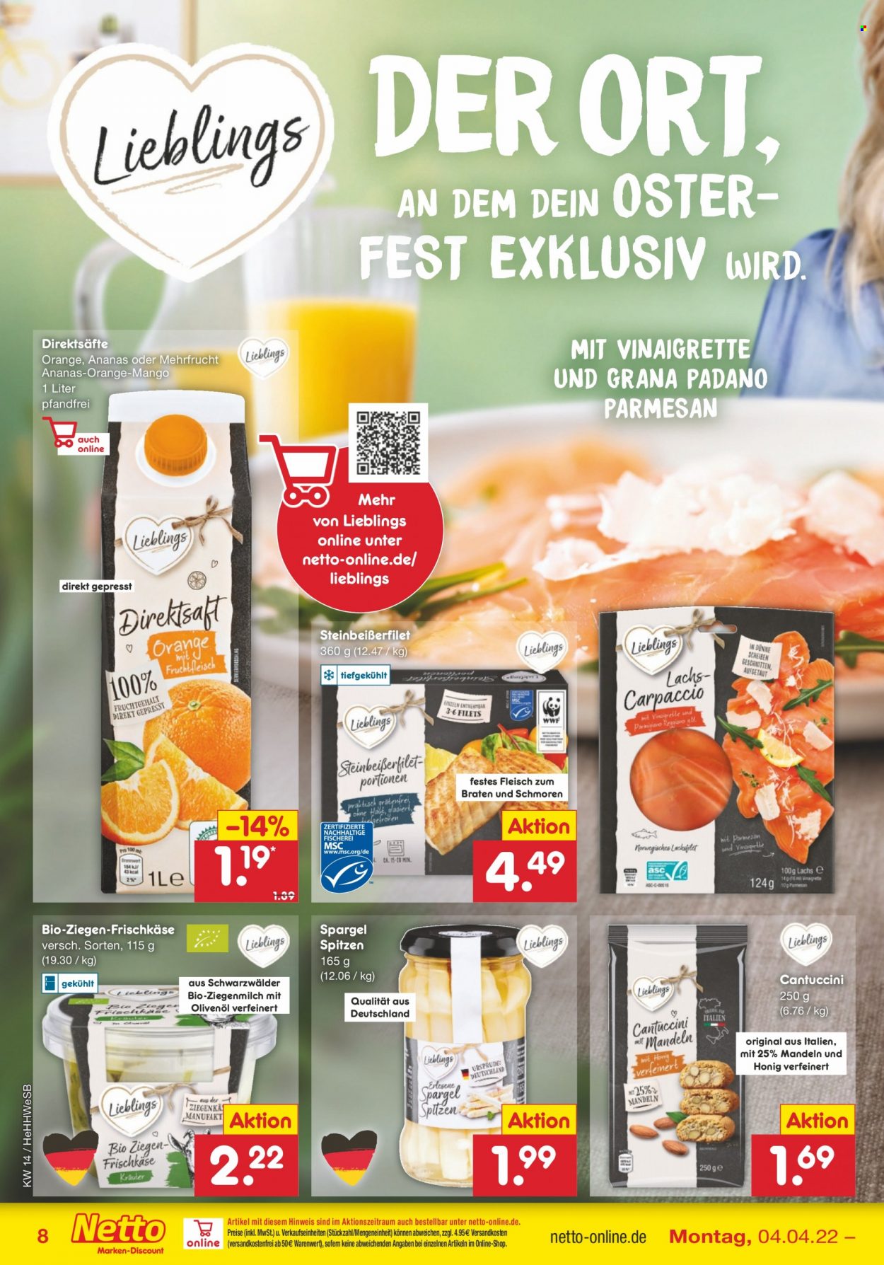 Netto Marken-Discount Prospekte  - 4.04.2022 - 9.04.2022. Seite 8