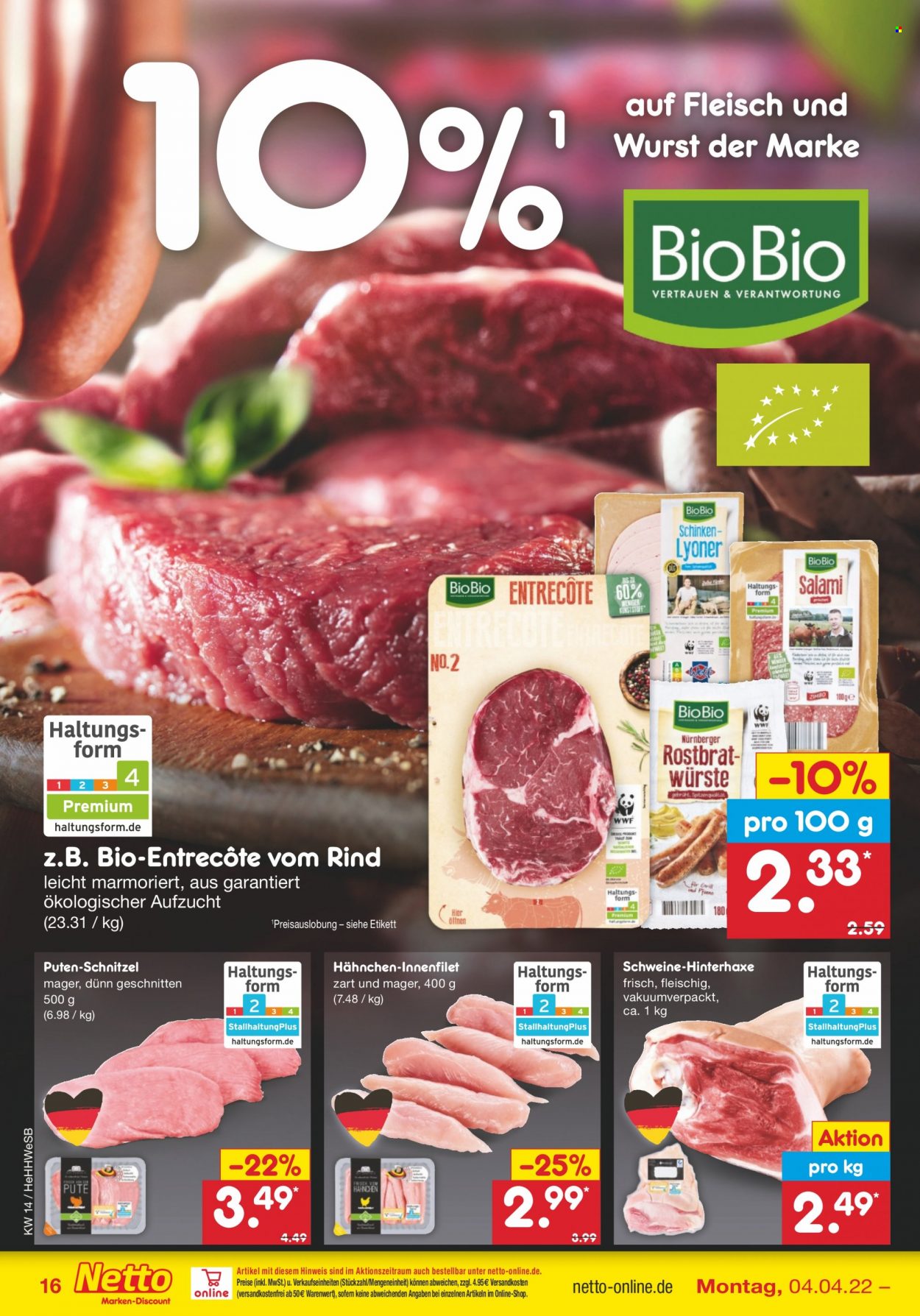 Netto Marken-Discount Prospekte  - 4.04.2022 - 9.04.2022. Seite 16