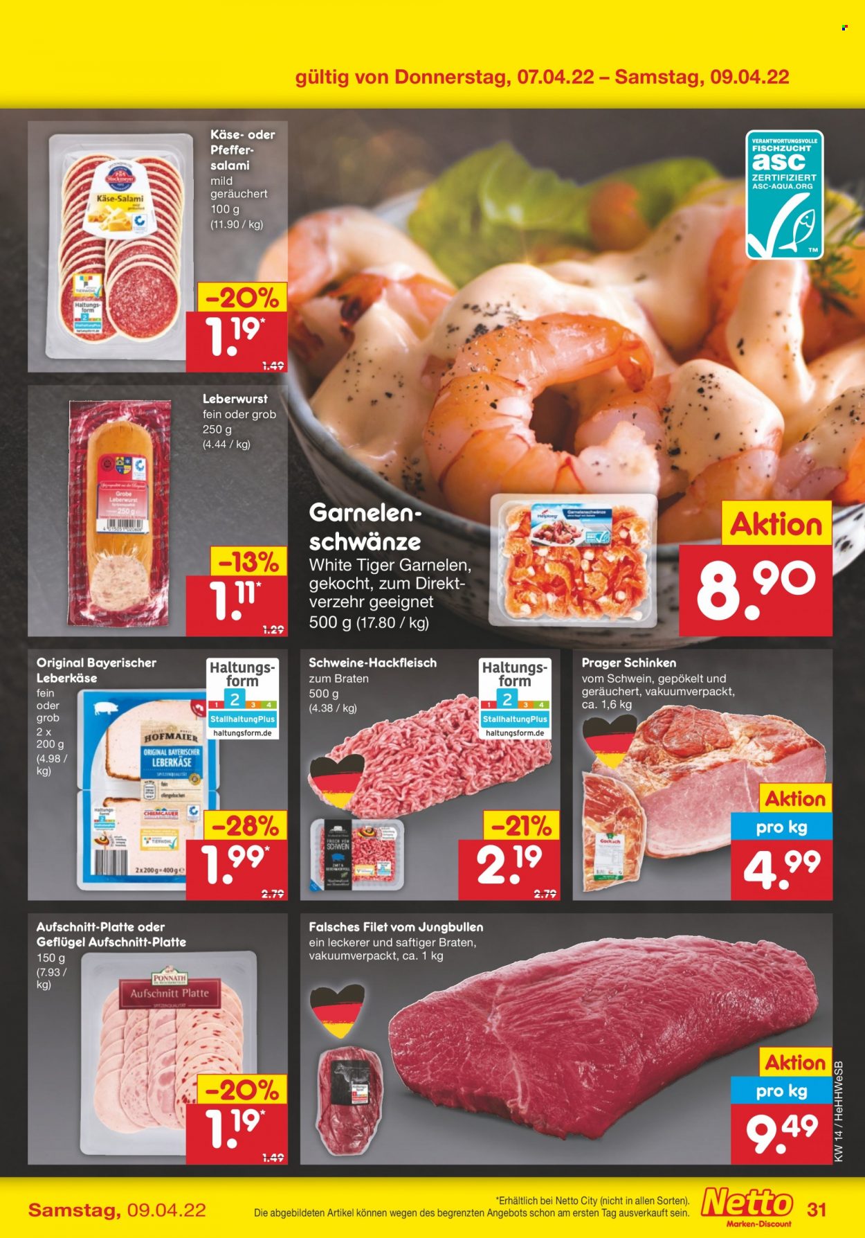 Netto Marken-Discount Prospekte  - 4.04.2022 - 9.04.2022. Seite 31