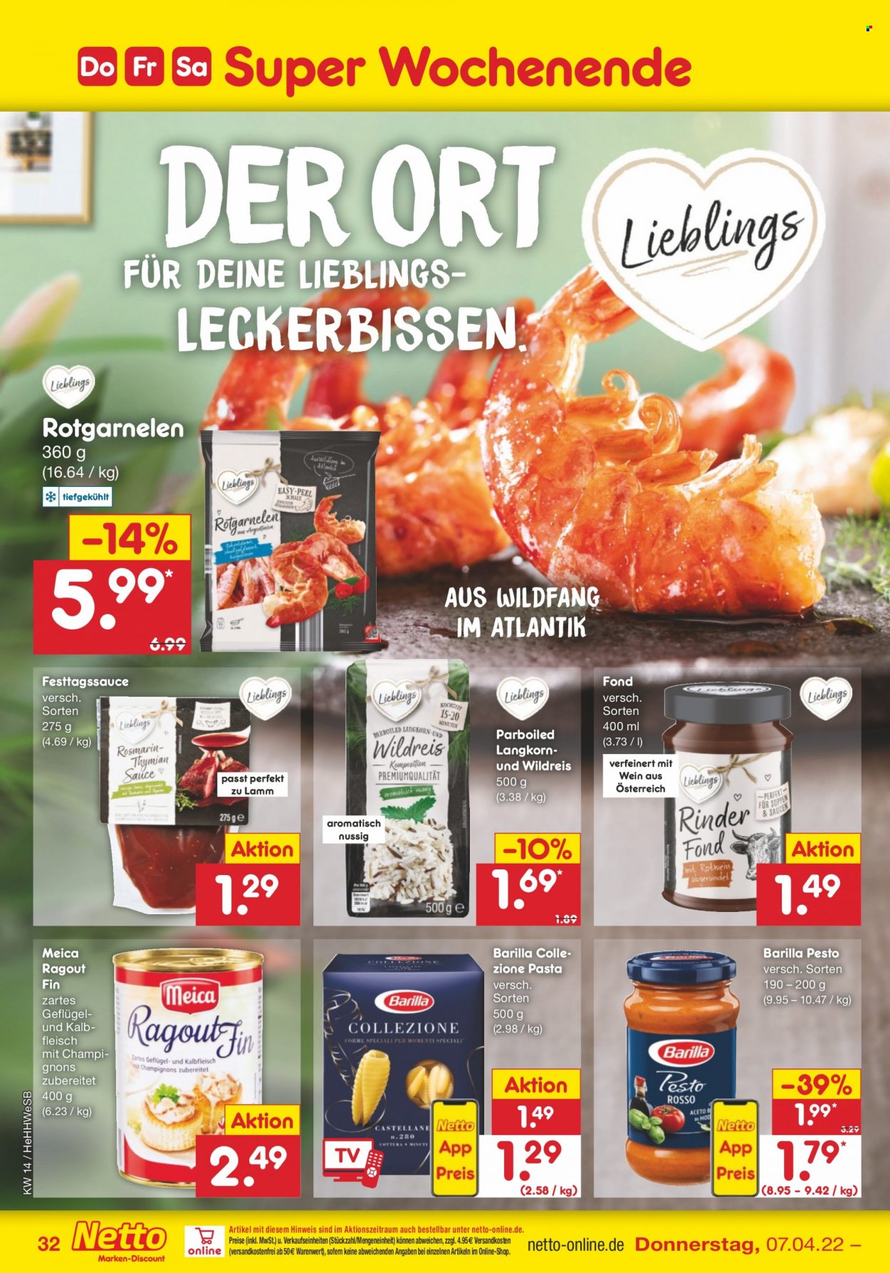 Netto Marken-Discount Prospekte  - 4.04.2022 - 9.04.2022. Seite 32