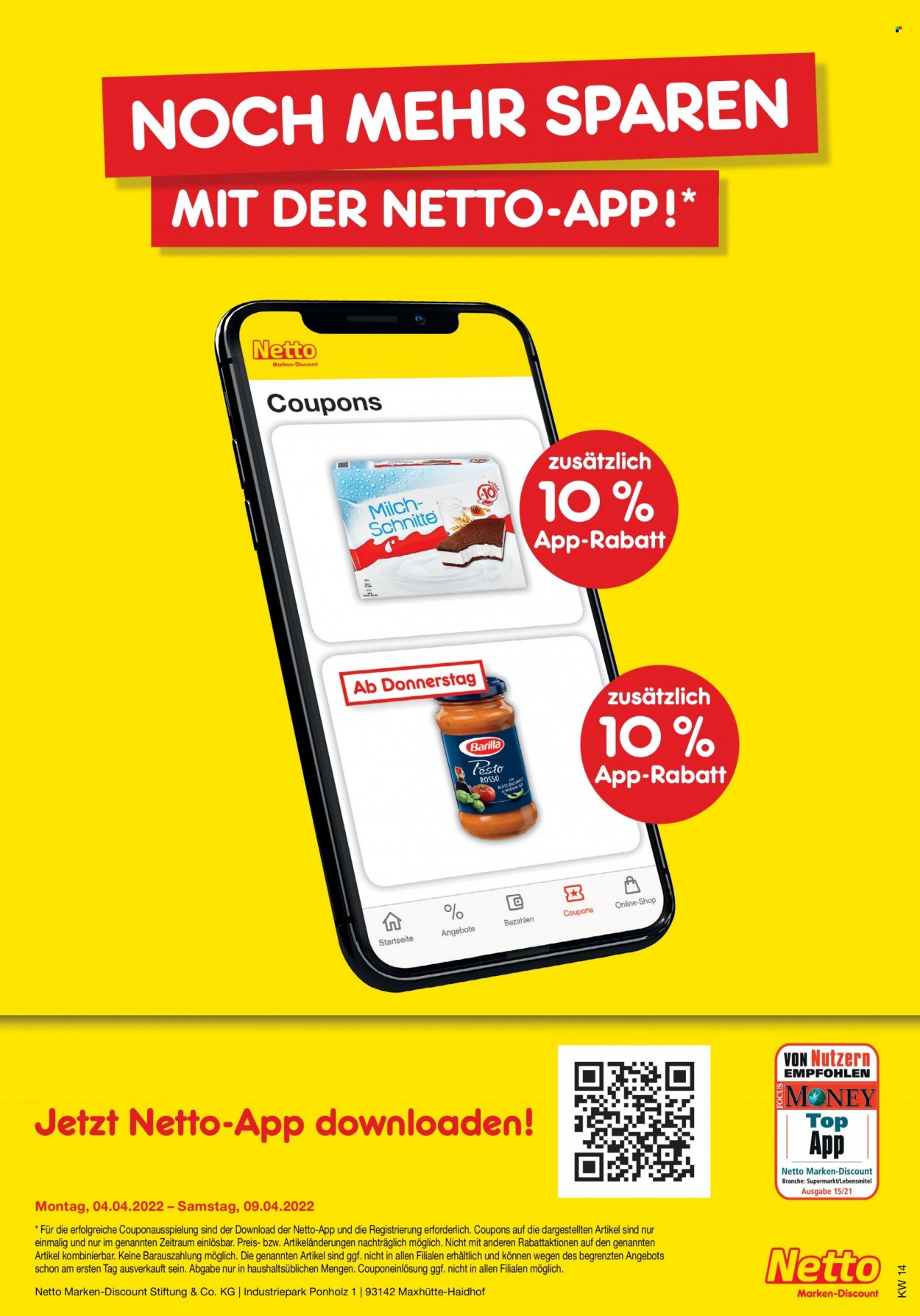 Netto Marken-Discount Prospekte  - 4.04.2022 - 9.04.2022. Seite 41