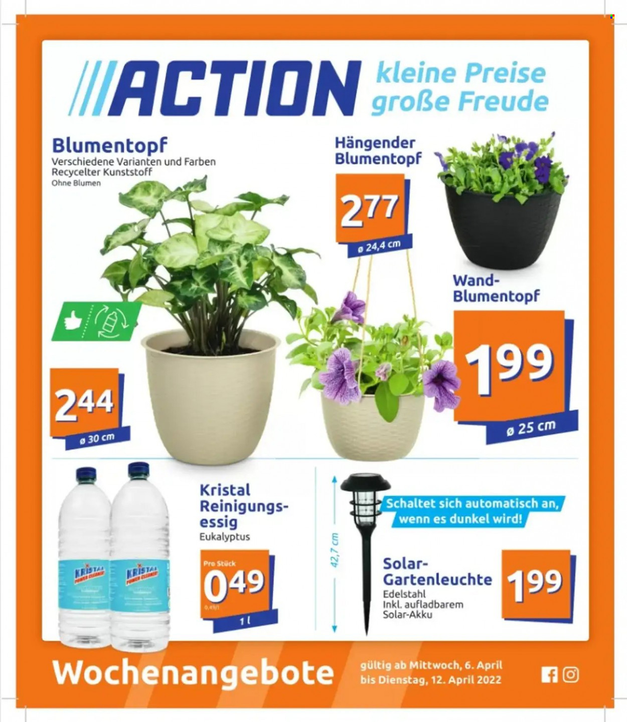 Action Prospekte  - 6.04.2022 - 12.04.2022. Seite 1