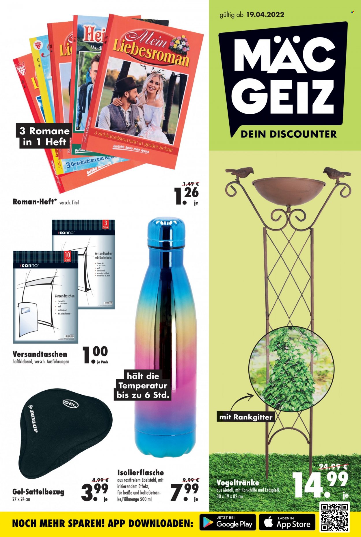 Mäc-Geiz Prospekte  - 19.04.2022 - 24.04.2022. Seite 1