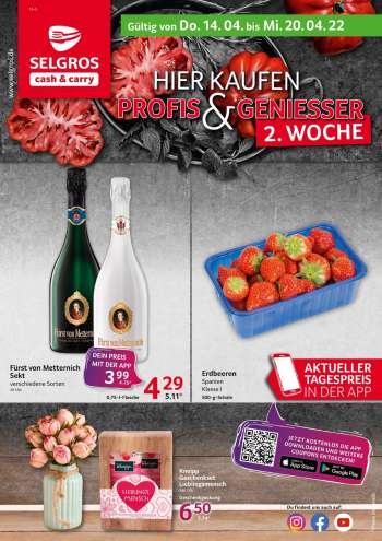 Prospekte Selgros - 14.04.2022 - 20.04.2022.