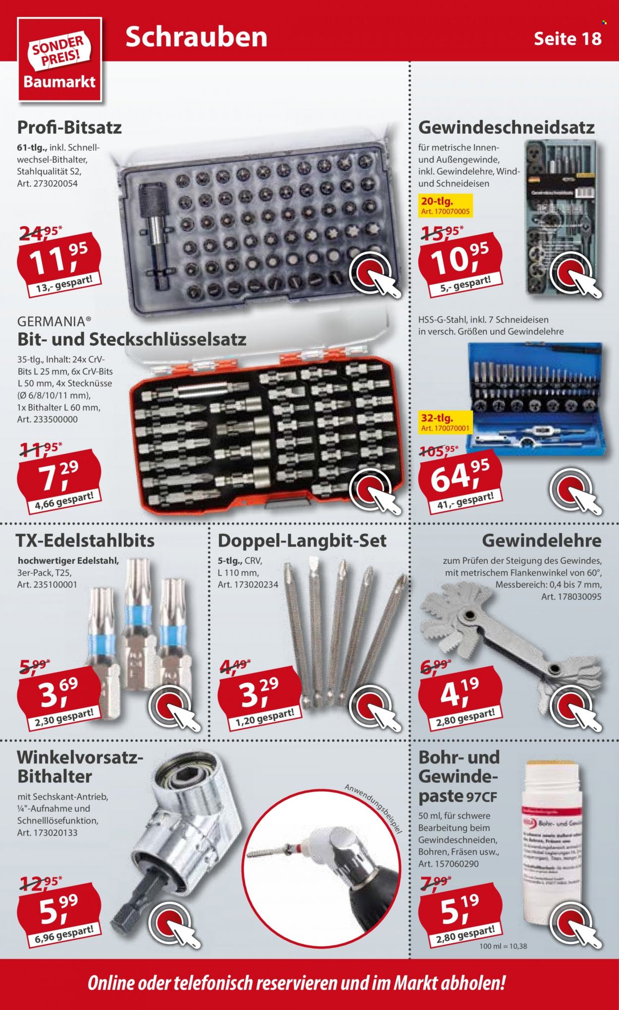 Sonderpreis-Baumarkt Prospekte  - 16.04.2022 - 22.04.2022. Seite 18