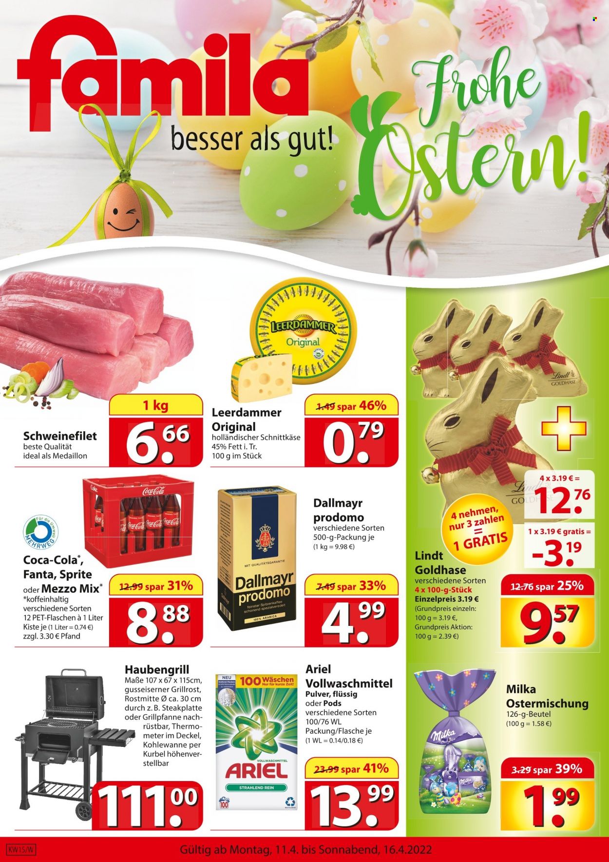 famila Prospekte  - 11.04.2022 - 16.04.2022. Seite 1