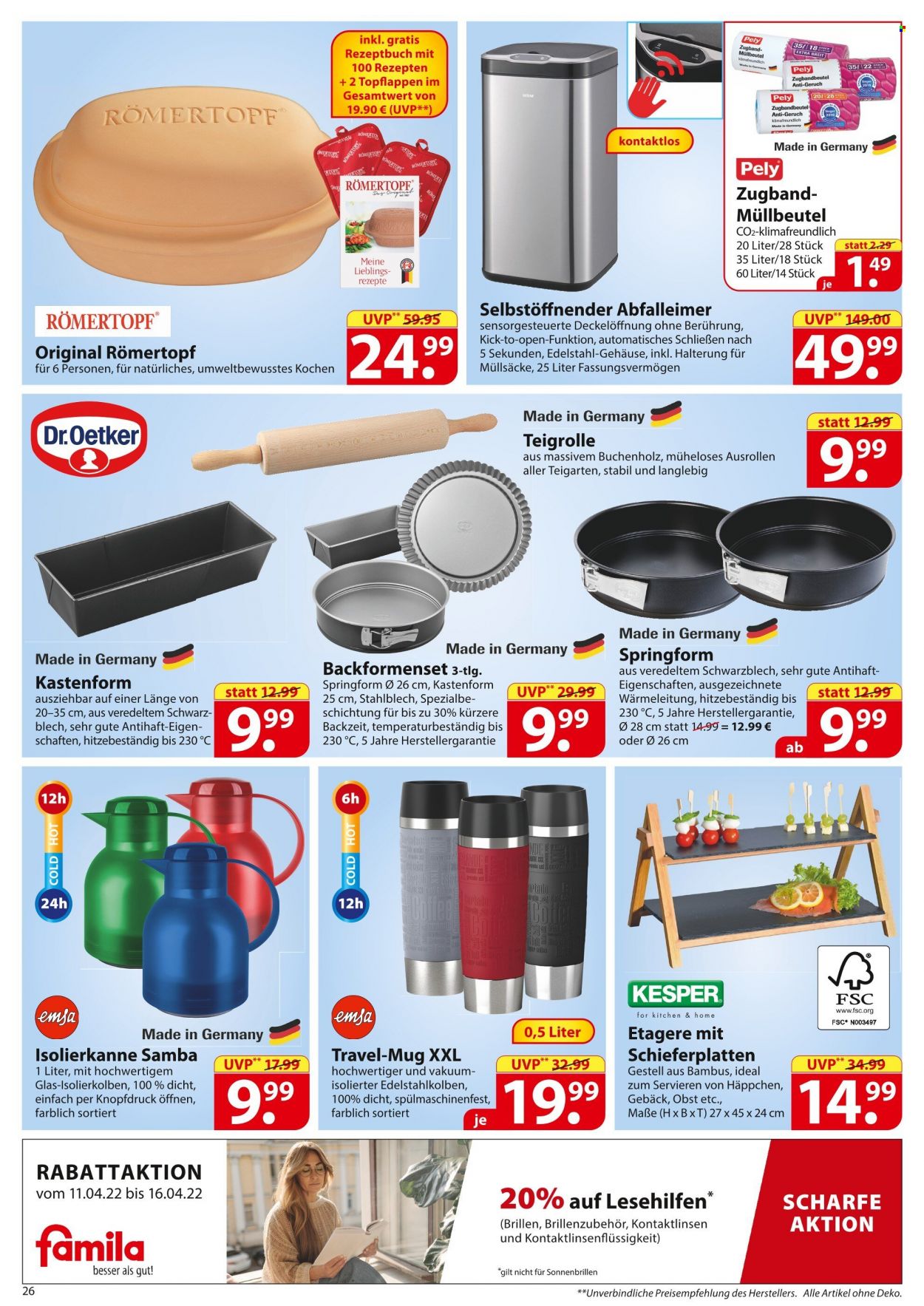 famila Prospekte  - 11.04.2022 - 16.04.2022. Seite 26