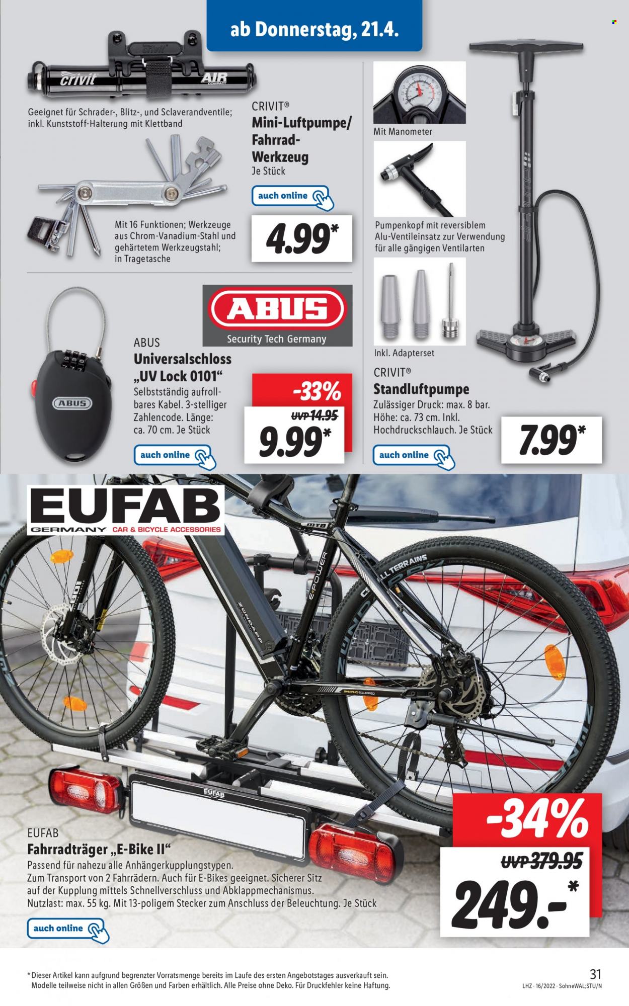 Lidl Prospekte  - 19.04.2022 - 23.04.2022. Seite 31