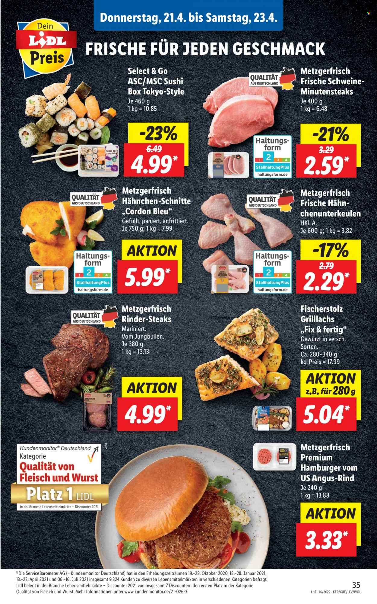 Lidl Prospekte  - 19.04.2022 - 23.04.2022. Seite 35