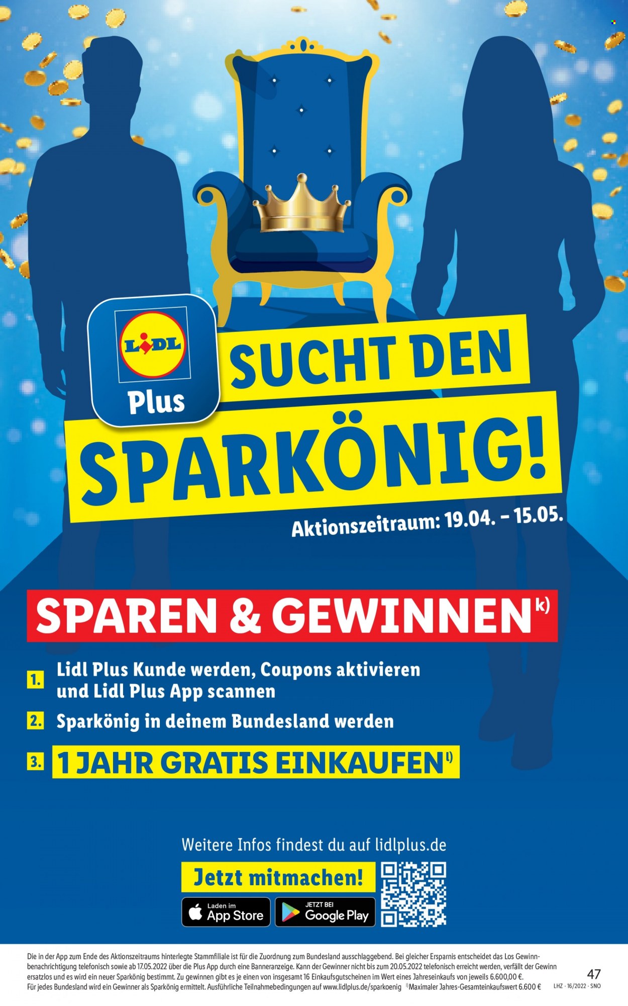 Lidl Prospekte  - 19.04.2022 - 23.04.2022. Seite 47