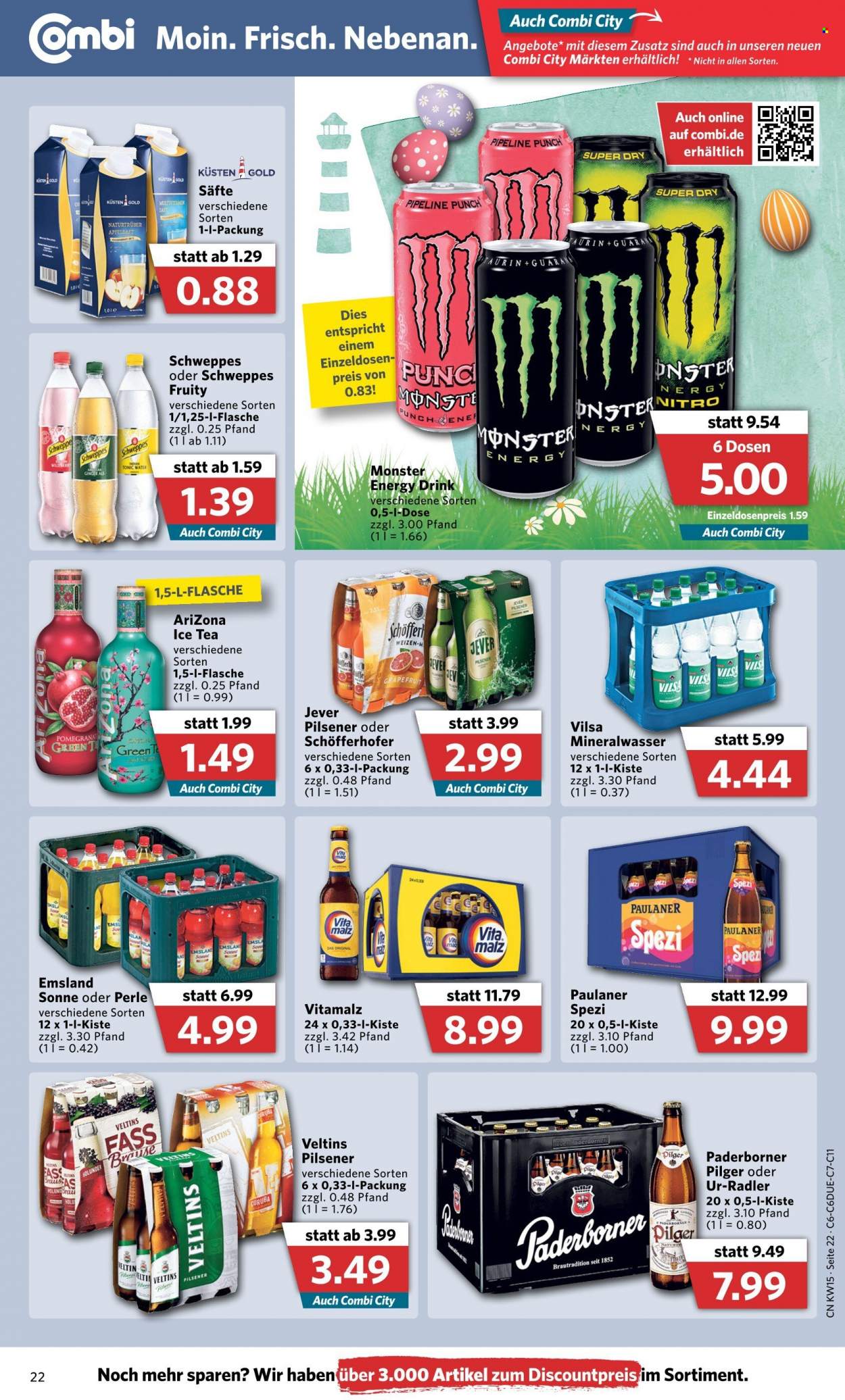 Combi Prospekte  - 11.04.2022 - 16.04.2022. Seite 22