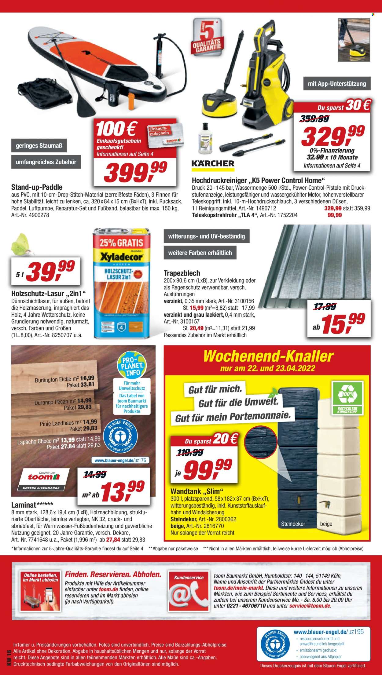 toom Baumarkt Prospekte  - 16.04.2022 - 22.04.2022. Seite 32