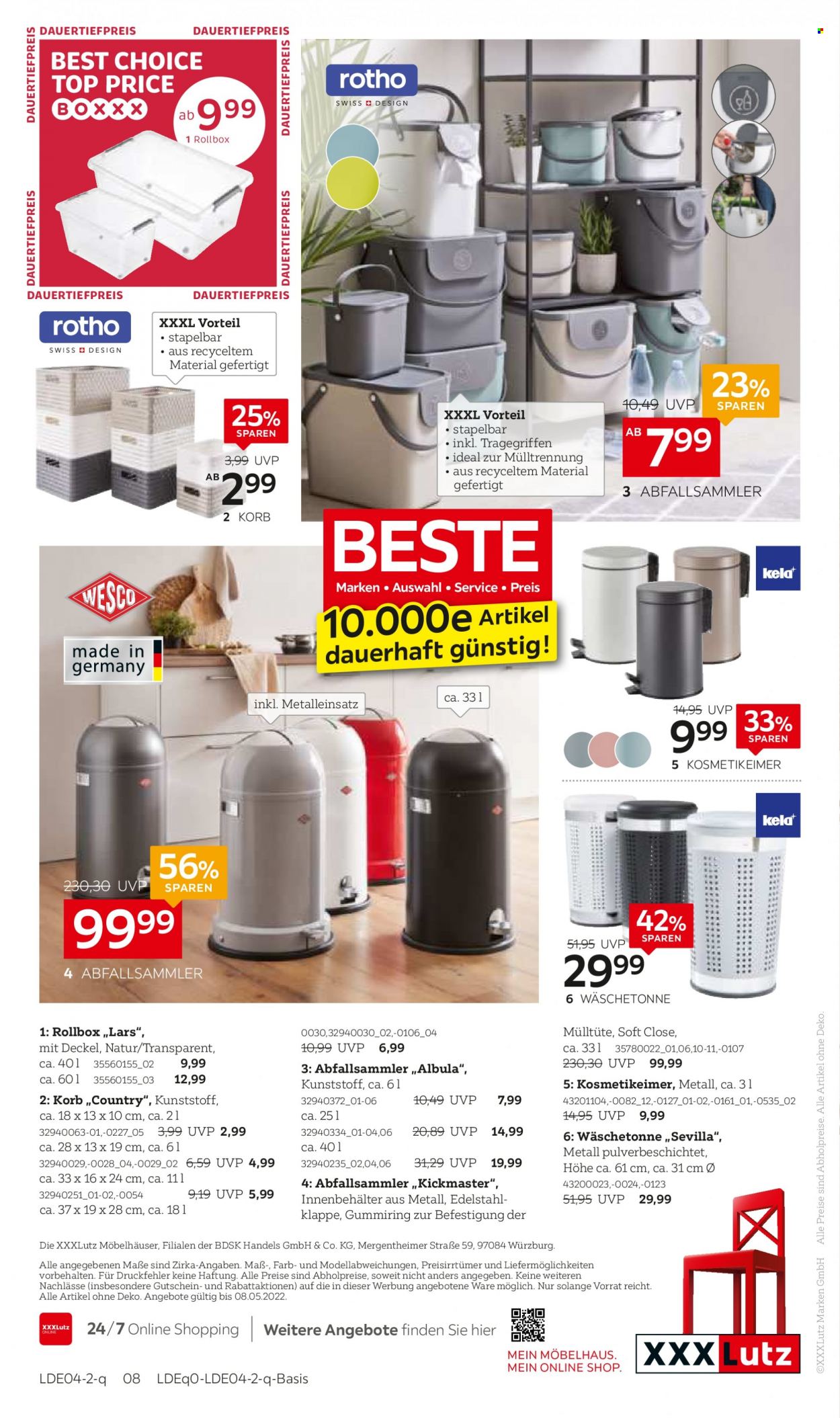 XXXLutz Prospekte  - 11.04.2022 - 30.04.2022. Seite 8