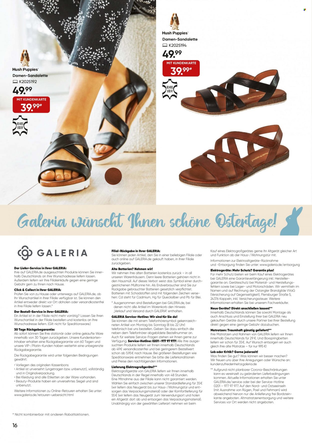 GALERIA Karstadt Kaufhof Prospekte  - 11.04.2022 - 17.04.2022. Seite 16