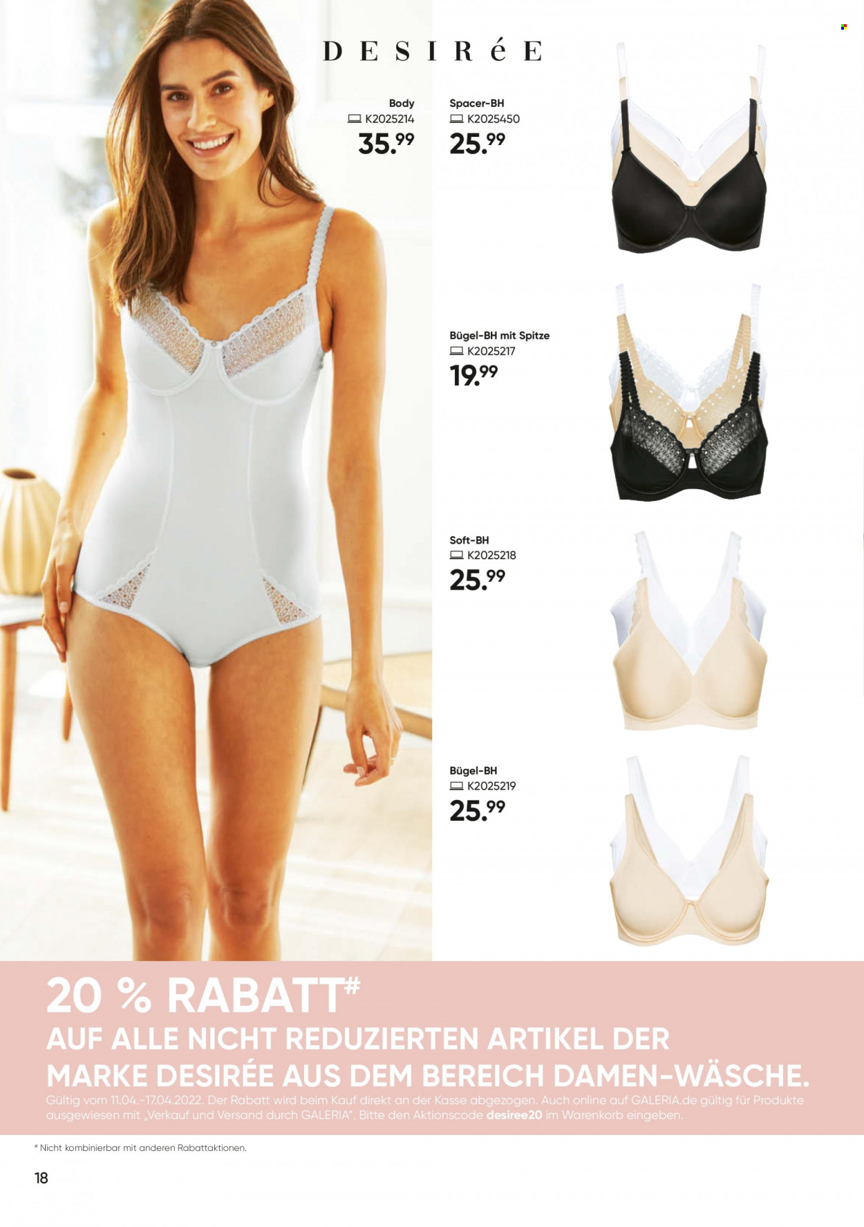 GALERIA Karstadt Kaufhof Prospekte  - 11.04.2022 - 17.04.2022. Seite 18