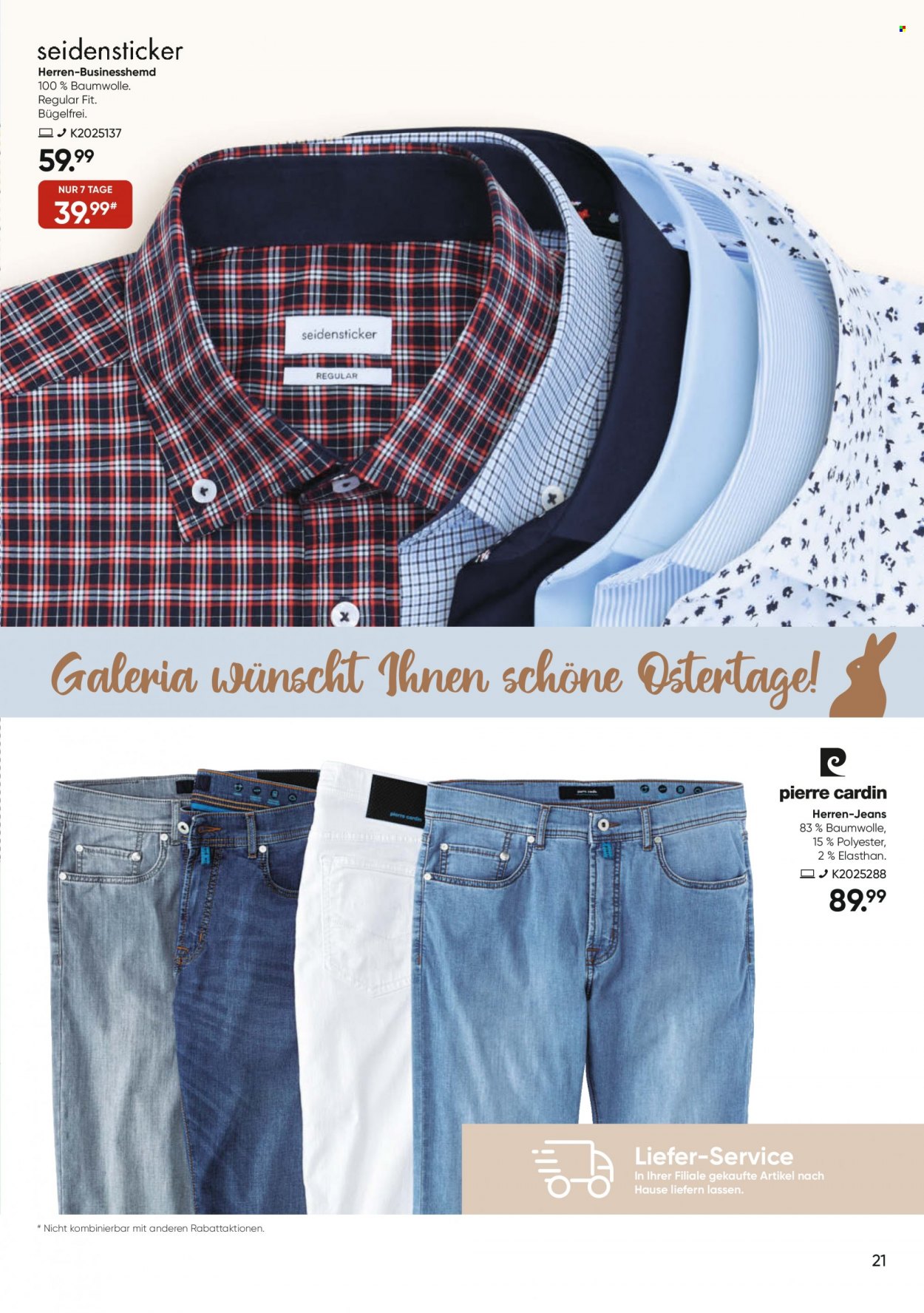GALERIA Karstadt Kaufhof Prospekte  - 11.04.2022 - 17.04.2022. Seite 21