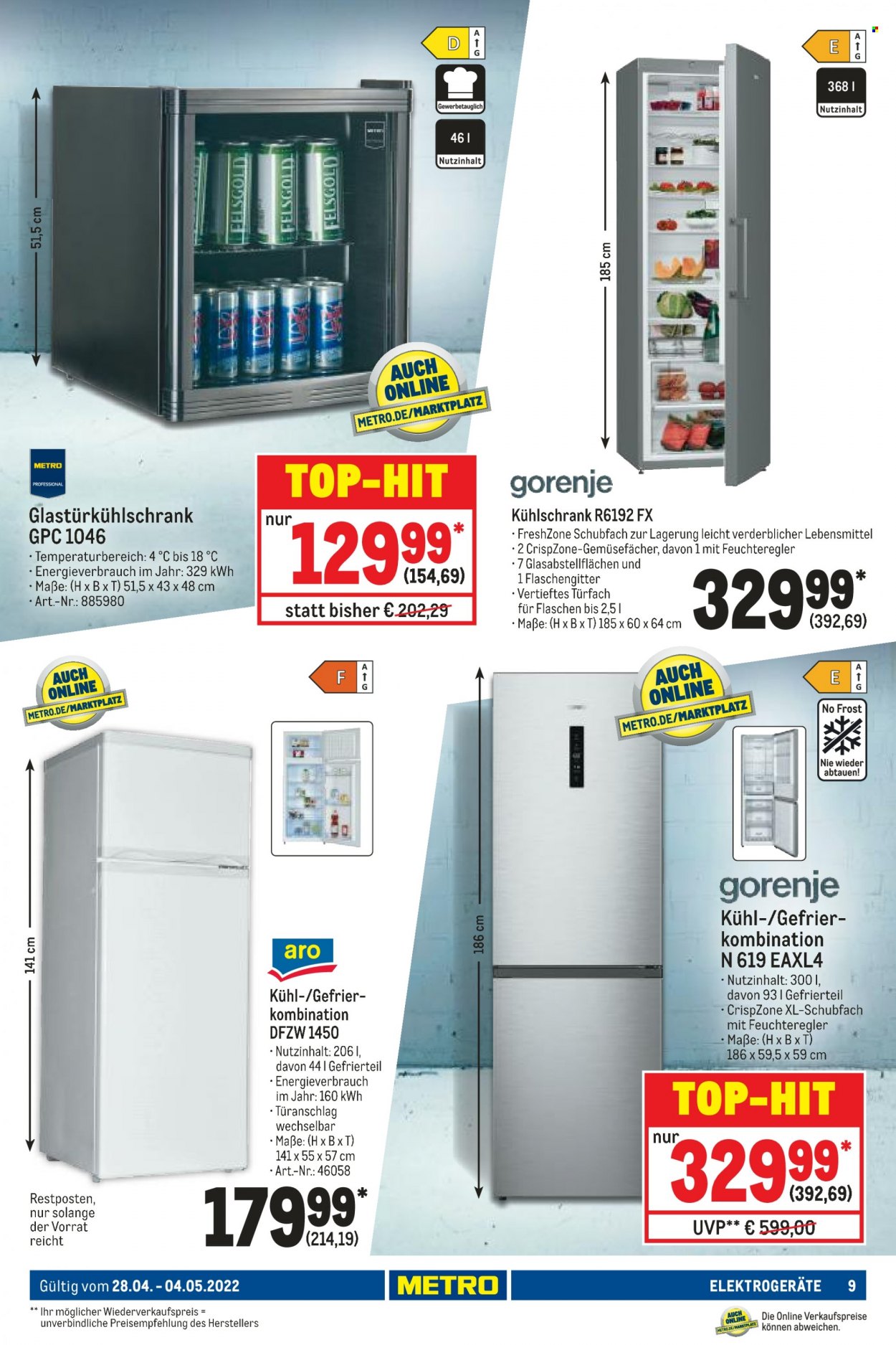 Metro Prospekte  - 28.04.2022 - 4.05.2022. Seite 9