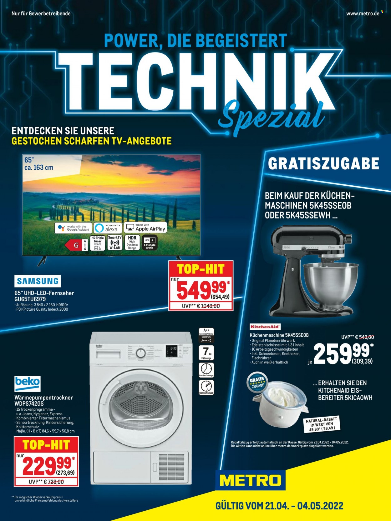 Metro Prospekte  - 21.04.2022 - 4.05.2022. Seite 1