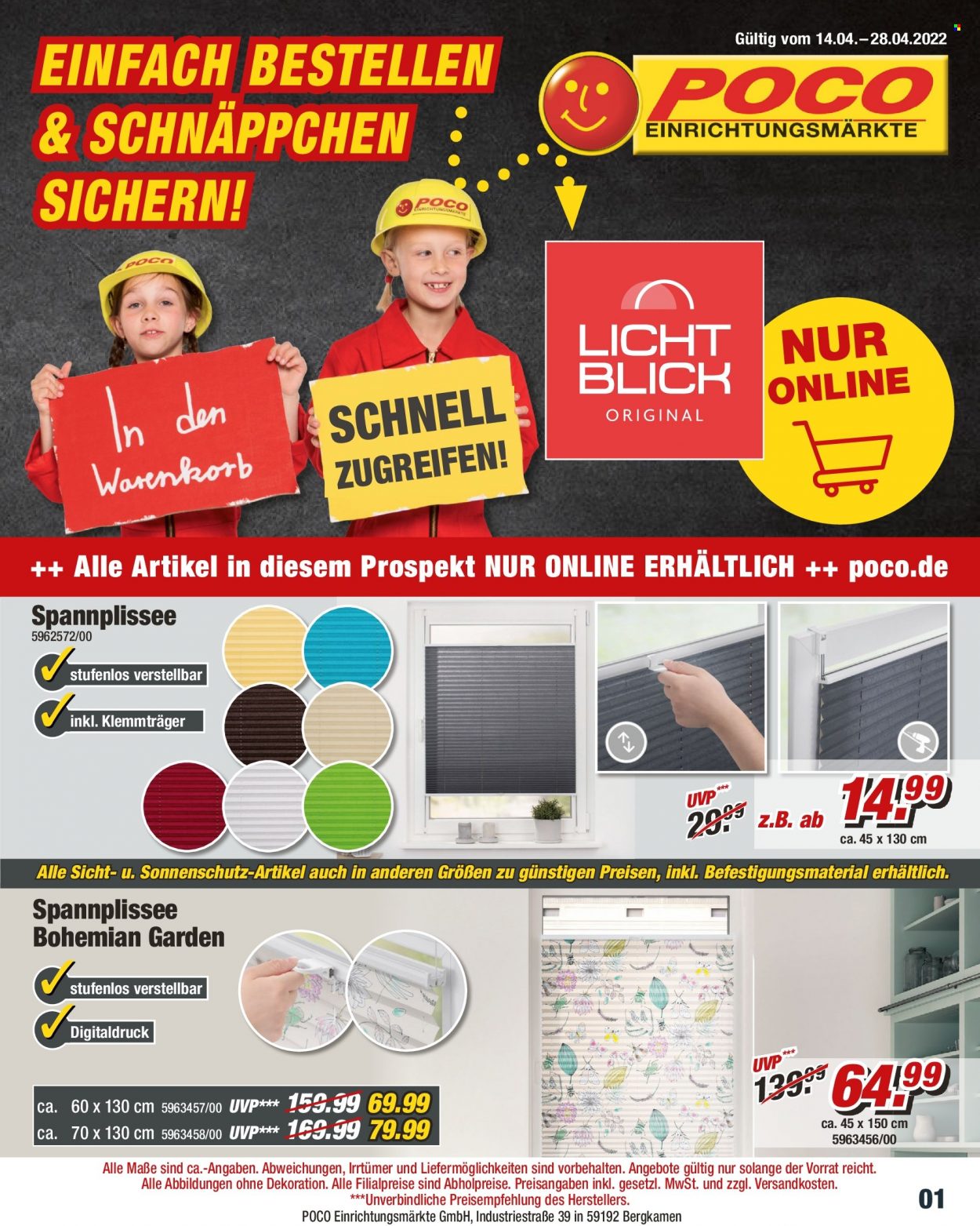 Poco Prospekte  - 14.04.2022 - 28.04.2022. Seite 1
