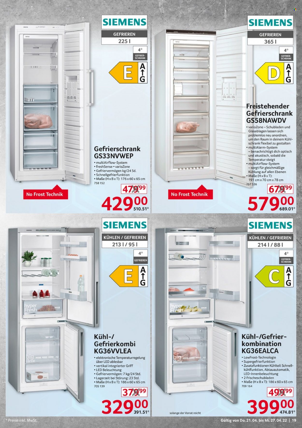 Selgros Prospekte  - 21.04.2022 - 27.04.2022. Seite 19