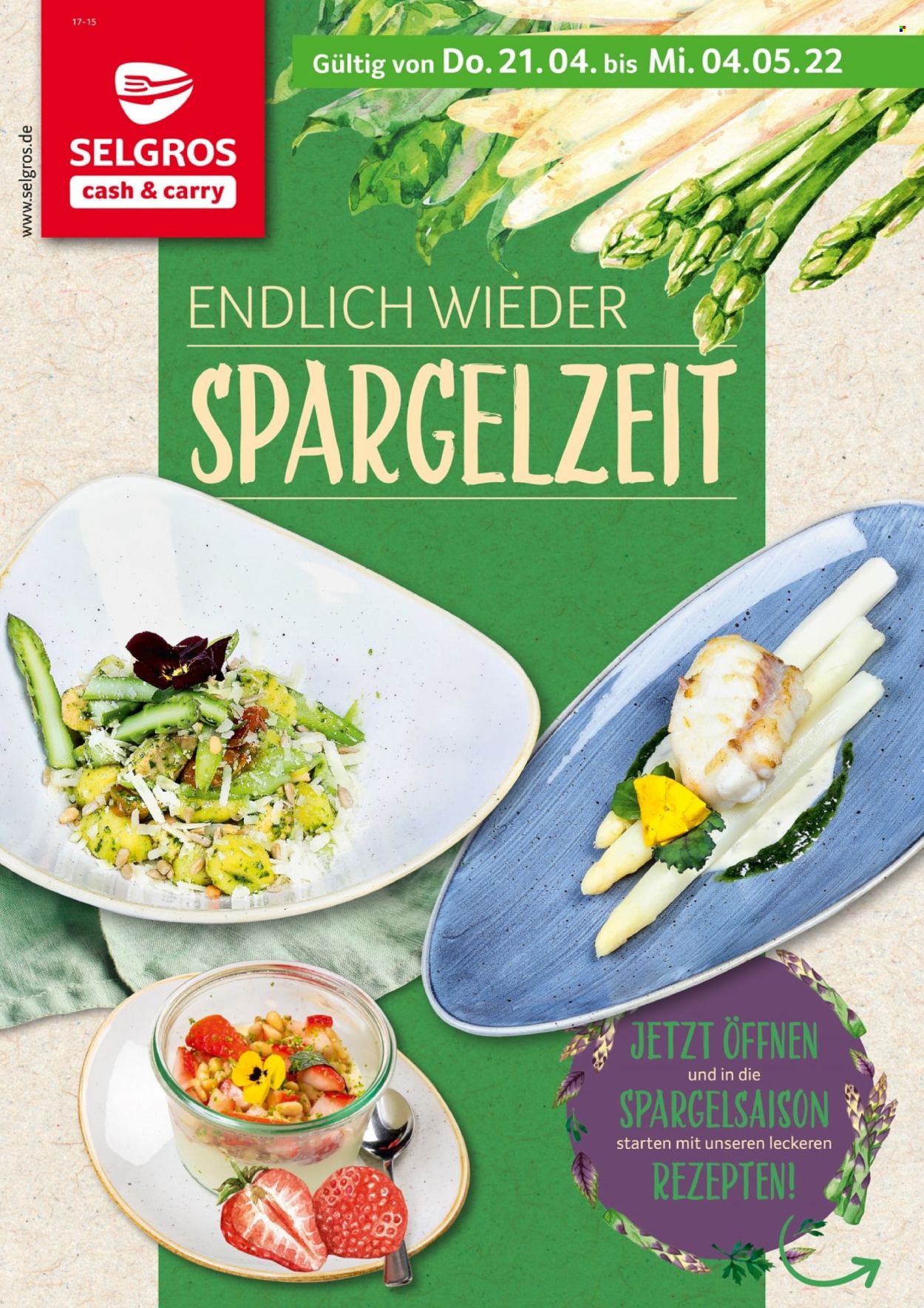 Selgros Prospekte  - 21.04.2022 - 4.05.2022. Seite 1