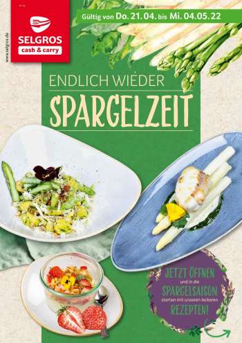 Prospekte Selgros - 21.04.2022 - 4.05.2022.