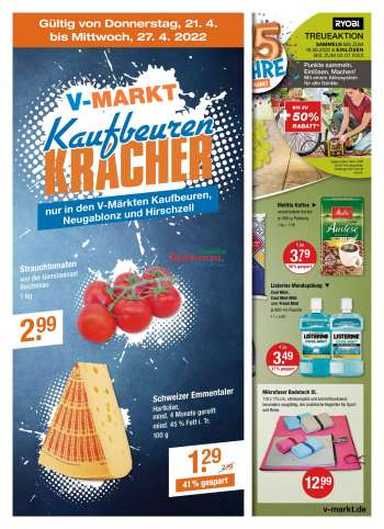 Prospekte V-Markt - 21.04.2022 - 27.04.2022.