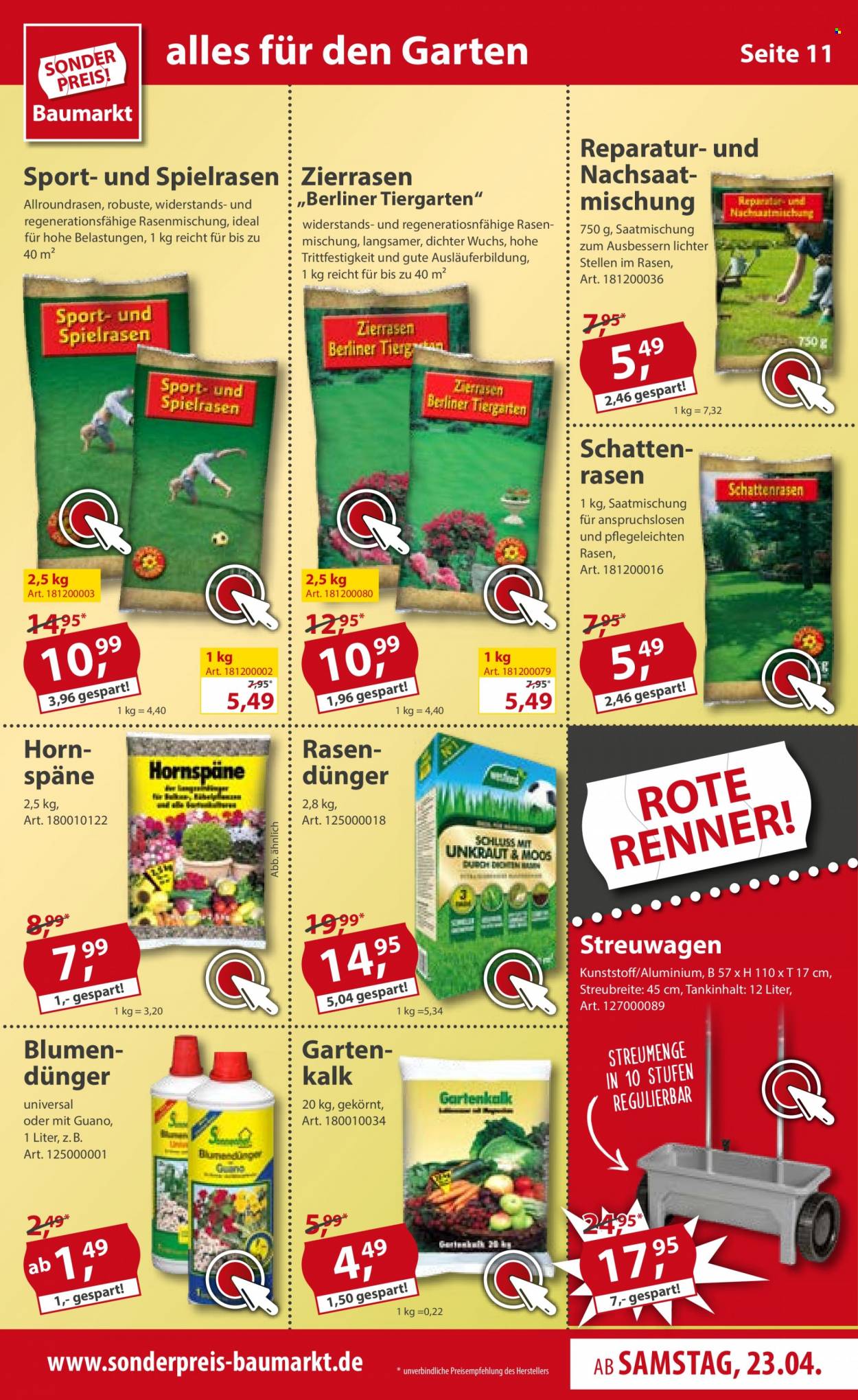 Sonderpreis-Baumarkt Prospekte  - 23.04.2022 - 29.04.2022. Seite 11