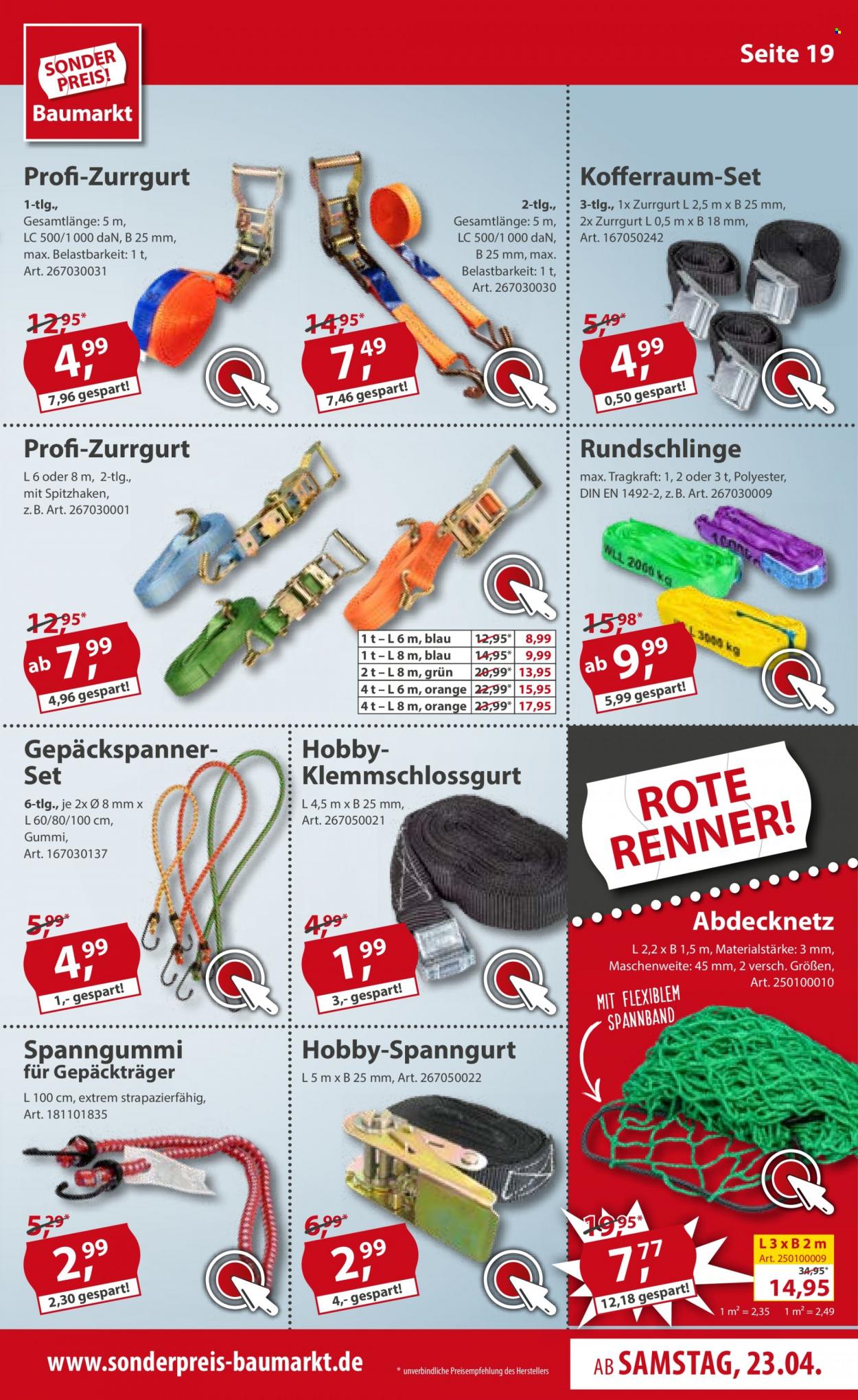 Sonderpreis-Baumarkt Prospekte  - 23.04.2022 - 29.04.2022. Seite 19