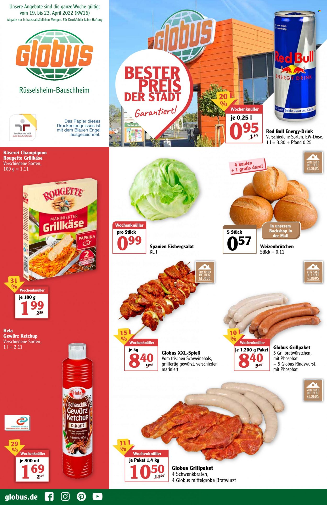 Globus Prospekte  - 19.04.2022 - 23.04.2022. Seite 1