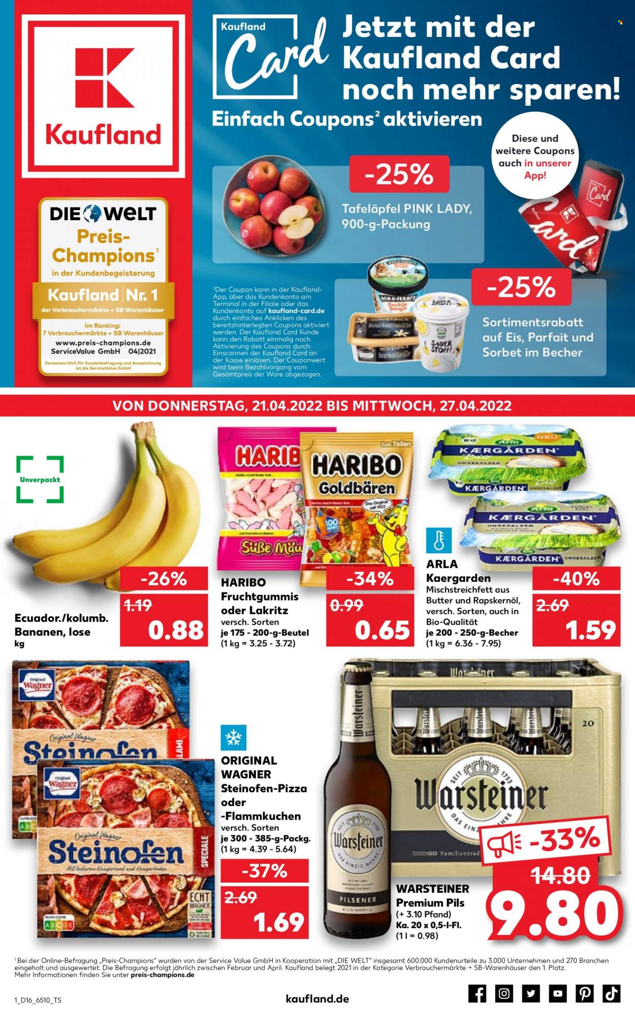 Kaufland Prospekte  - 21.04.2022 - 27.04.2022. Seite 1