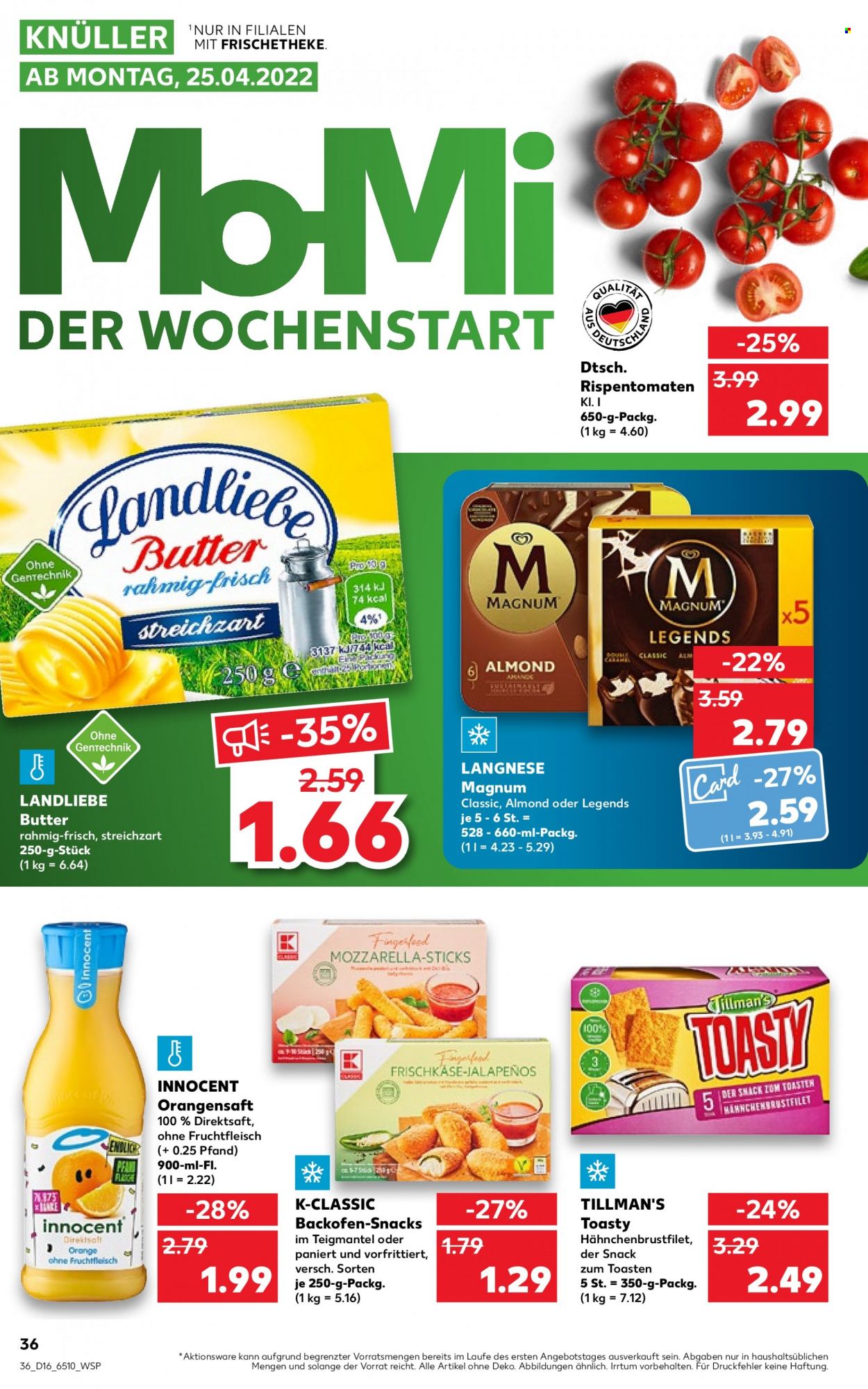 Kaufland Prospekte  - 21.04.2022 - 27.04.2022. Seite 36