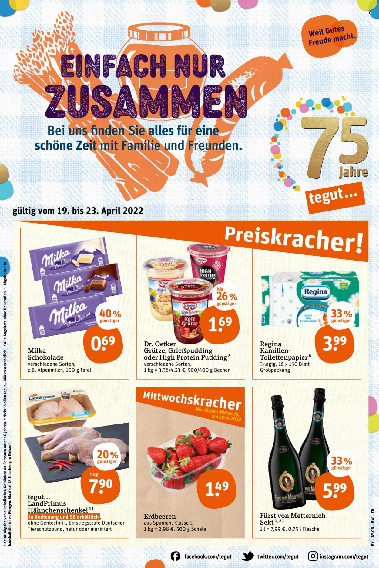 tegut... Prospekte  - 19.04.2022 - 23.04.2022. Seite 1