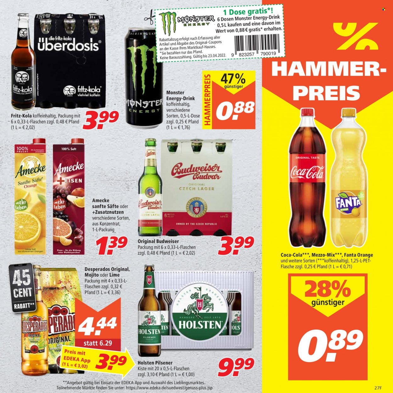 Marktkauf Prospekte  - 19.04.2022 - 23.04.2022. Seite 27