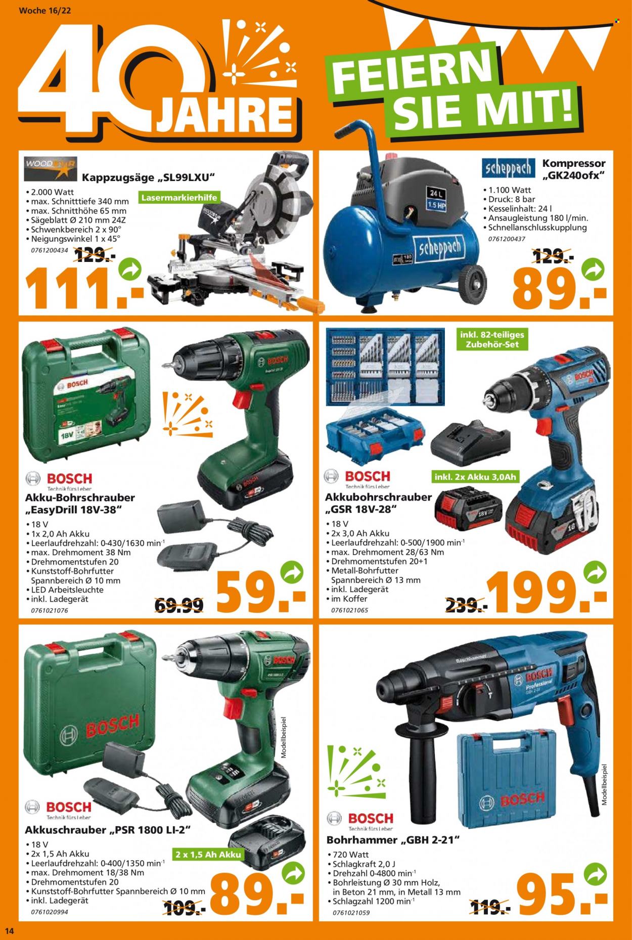 Globus Baumarkt Prospekte  - 19.04.2022 - 23.04.2022. Seite 14