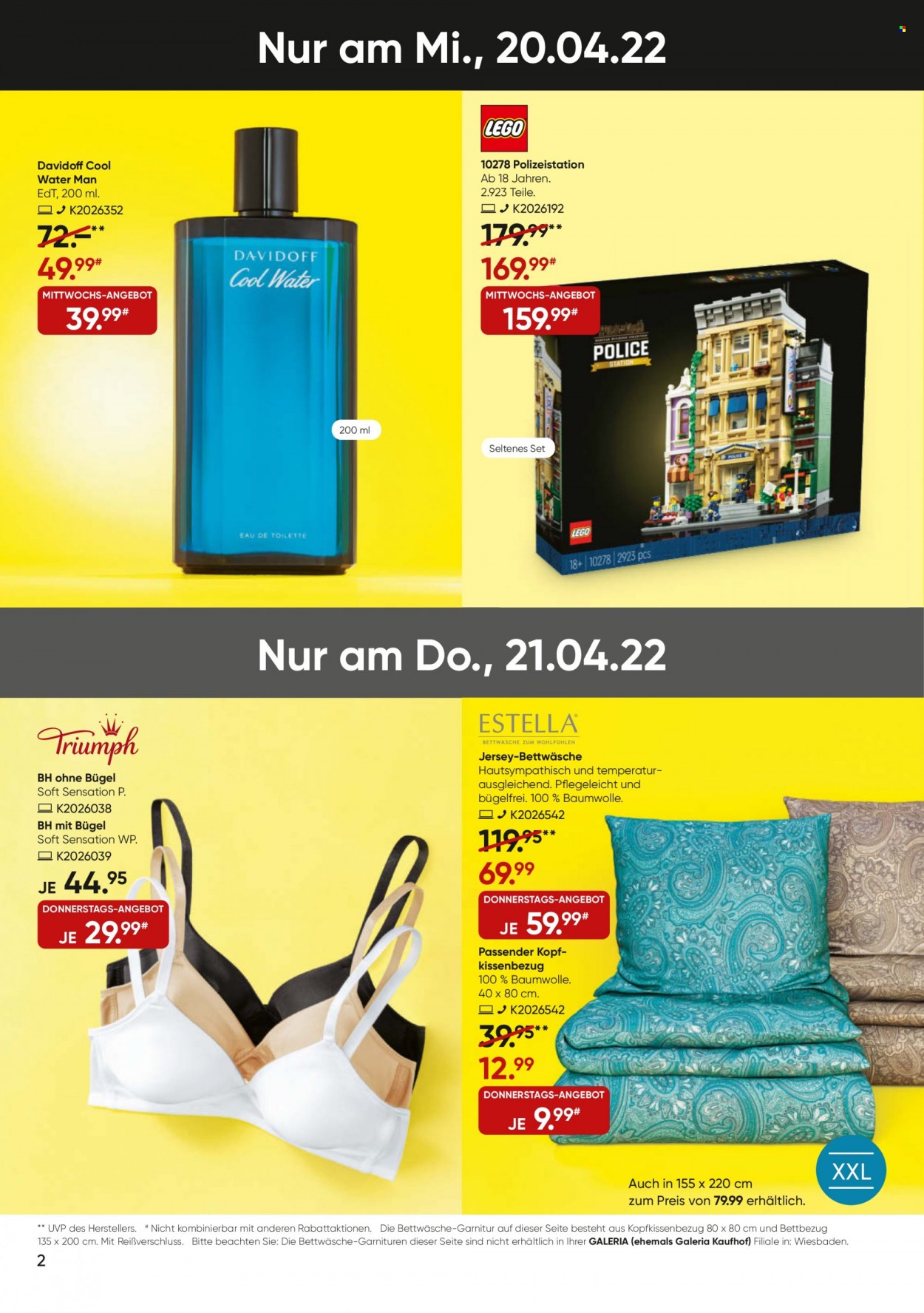 GALERIA Karstadt Kaufhof Prospekte  - 20.04.2022 - 26.04.2022. Seite 2