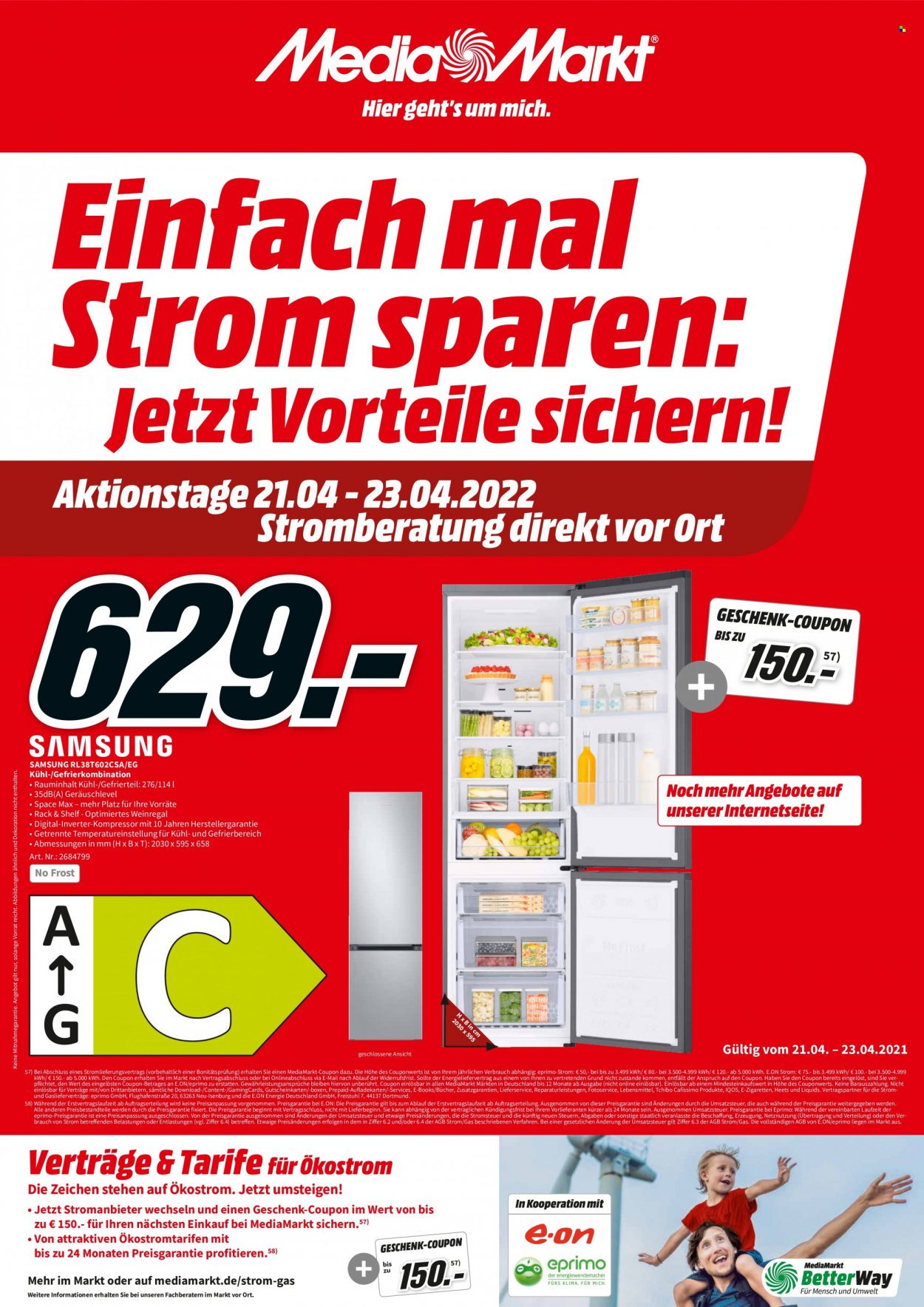 MediaMarkt Prospekte  - 21.04.2022 - 23.04.2022. Seite 1